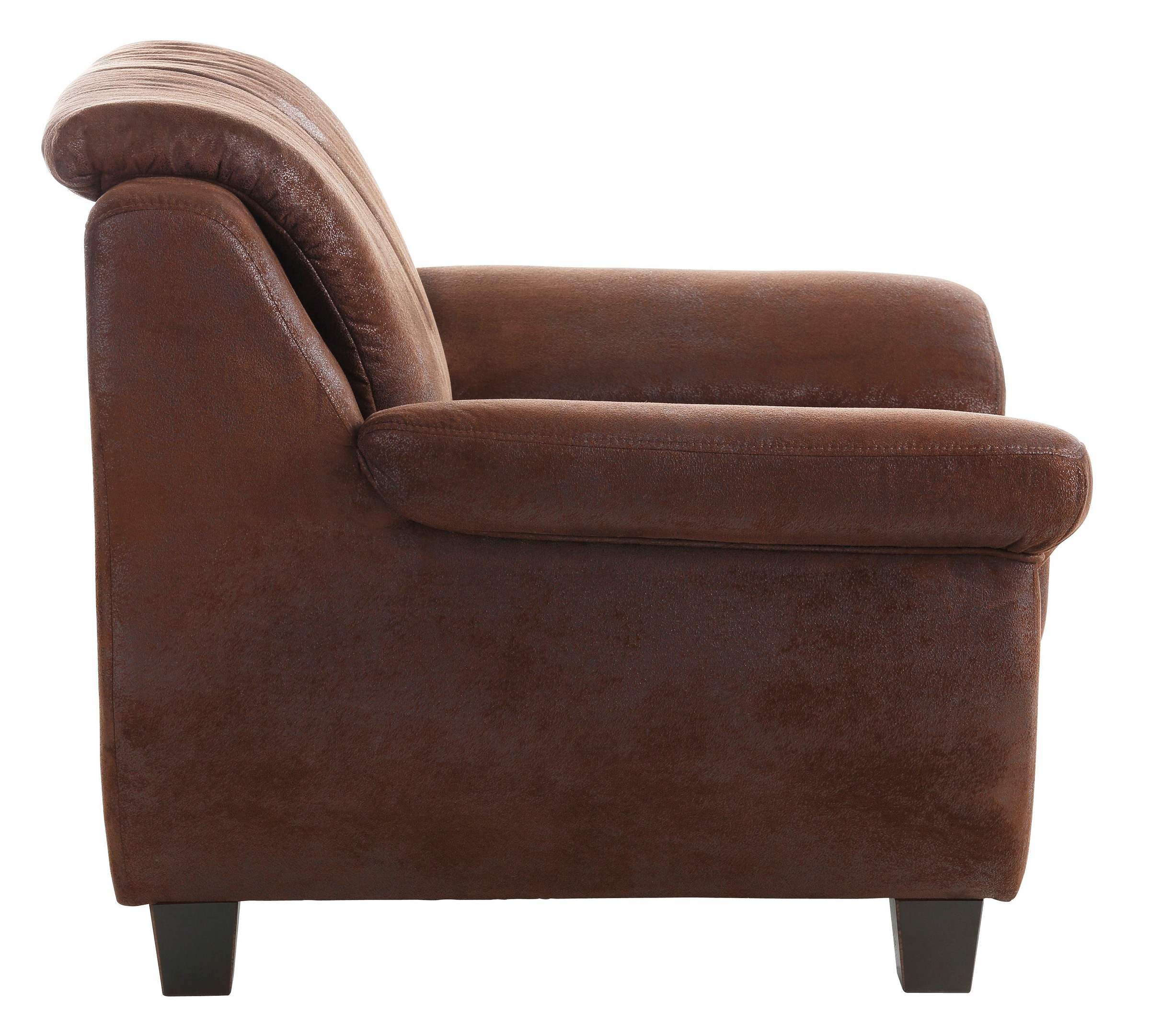 Home affaire Sessel »Yesterday belastbar bis 140kg/ Sitz«, Microfaser MELROSE®, mocca