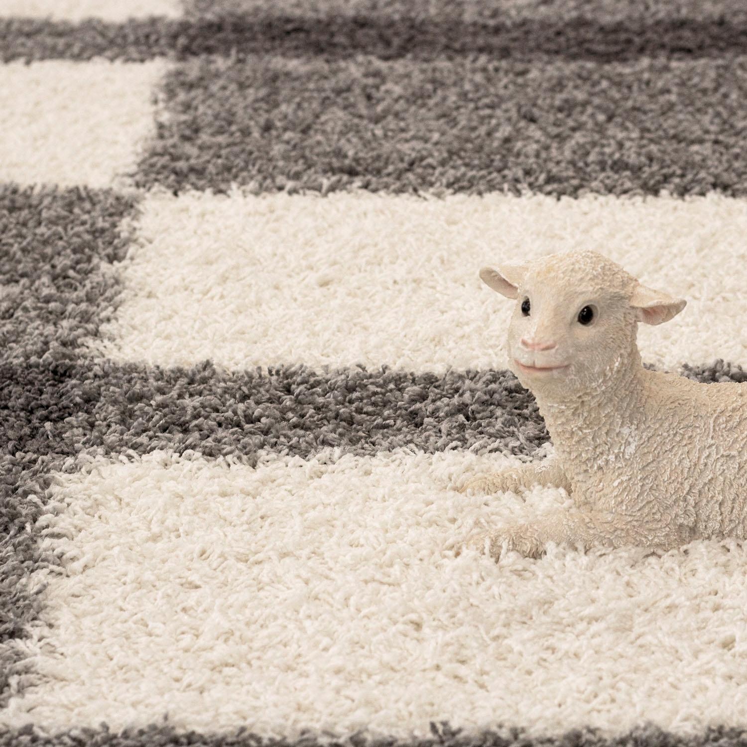 Ayyildiz Teppiche Hochflor-Teppich »Gala Shaggy 2505«, rechteckig, 30 mm Höhe, Langflor, Läufer, alle Räume, Wohnzimmer