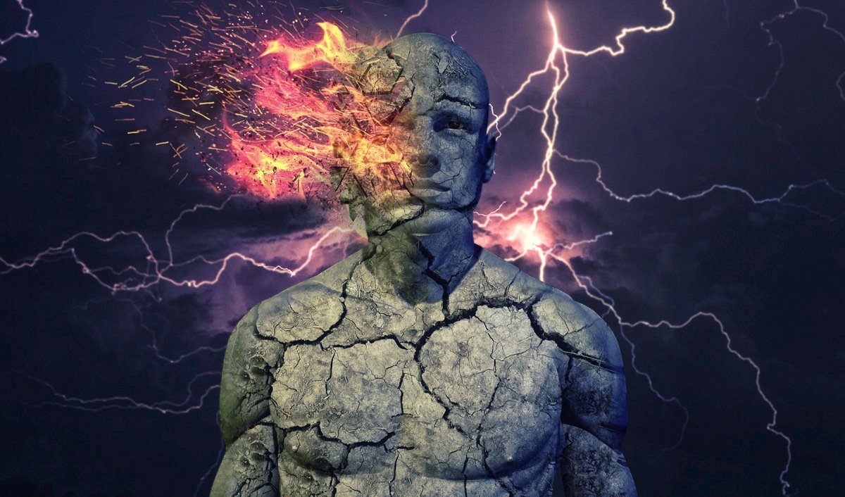 Image of Papermoon Fototapete »Abstrakter Humanoid«, Vliestapete, hochwertiger Digitaldruck, inklusive Kleister bei Ackermann Versand Schweiz