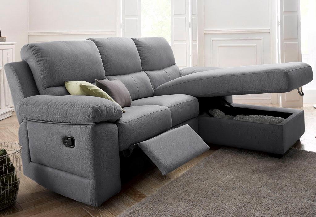 ATLANTIC home collection Ecksofa mit Bettkasten mit Relaxfunktion und kaufen »Conrad«, Federkern