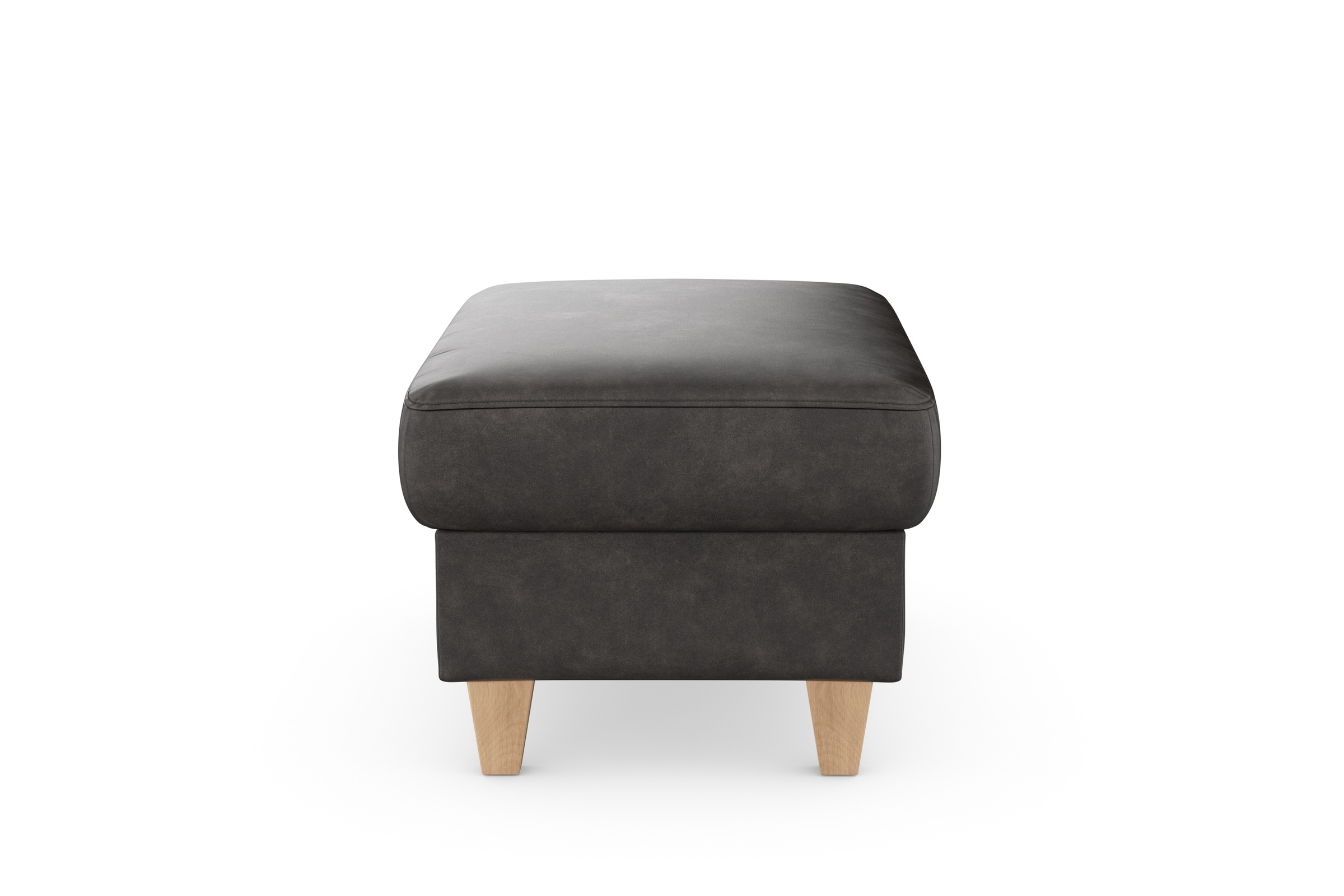 sit&more Tabouret de rangement »Farö« mit Stauraum und Federkern und naturfarbenen Füssen