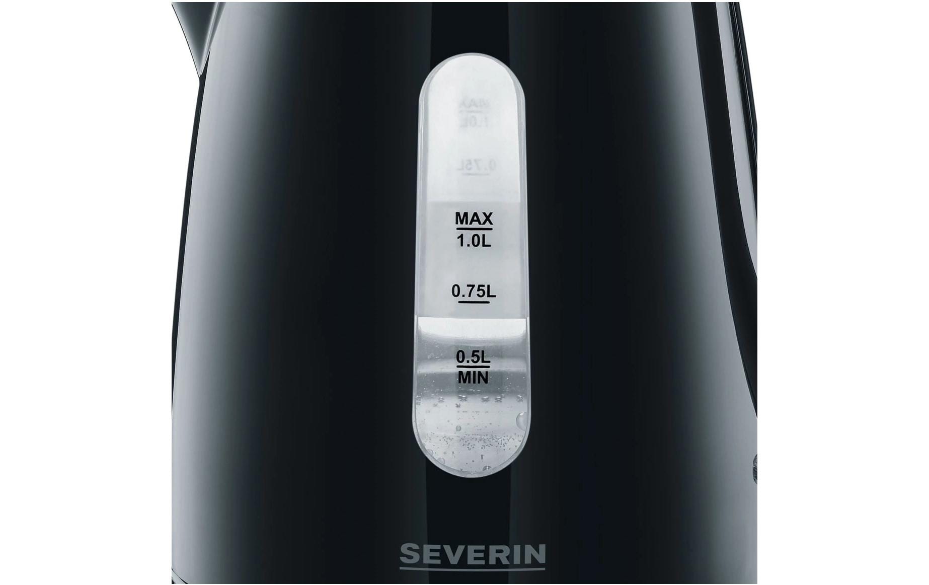 Severin Wasserkocher »WK 3410 1 l, Schwarz«, 1 l, 2200 W