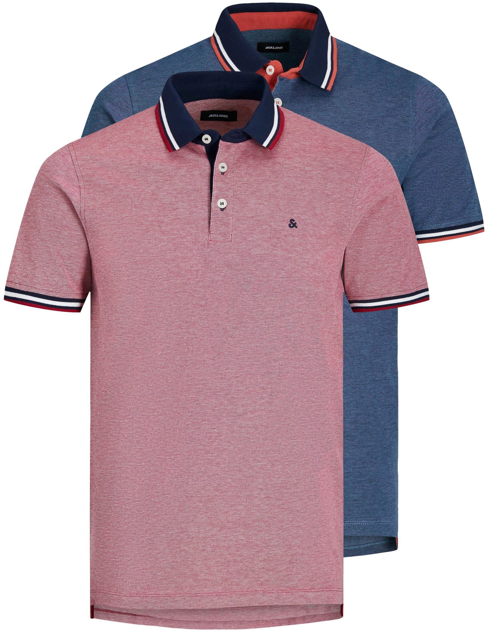 Image of Jack & Jones Poloshirt »PAULOS POLO 2PK«, (Packung, 2 tlg., 2er-Pack) bei Ackermann Versand Schweiz