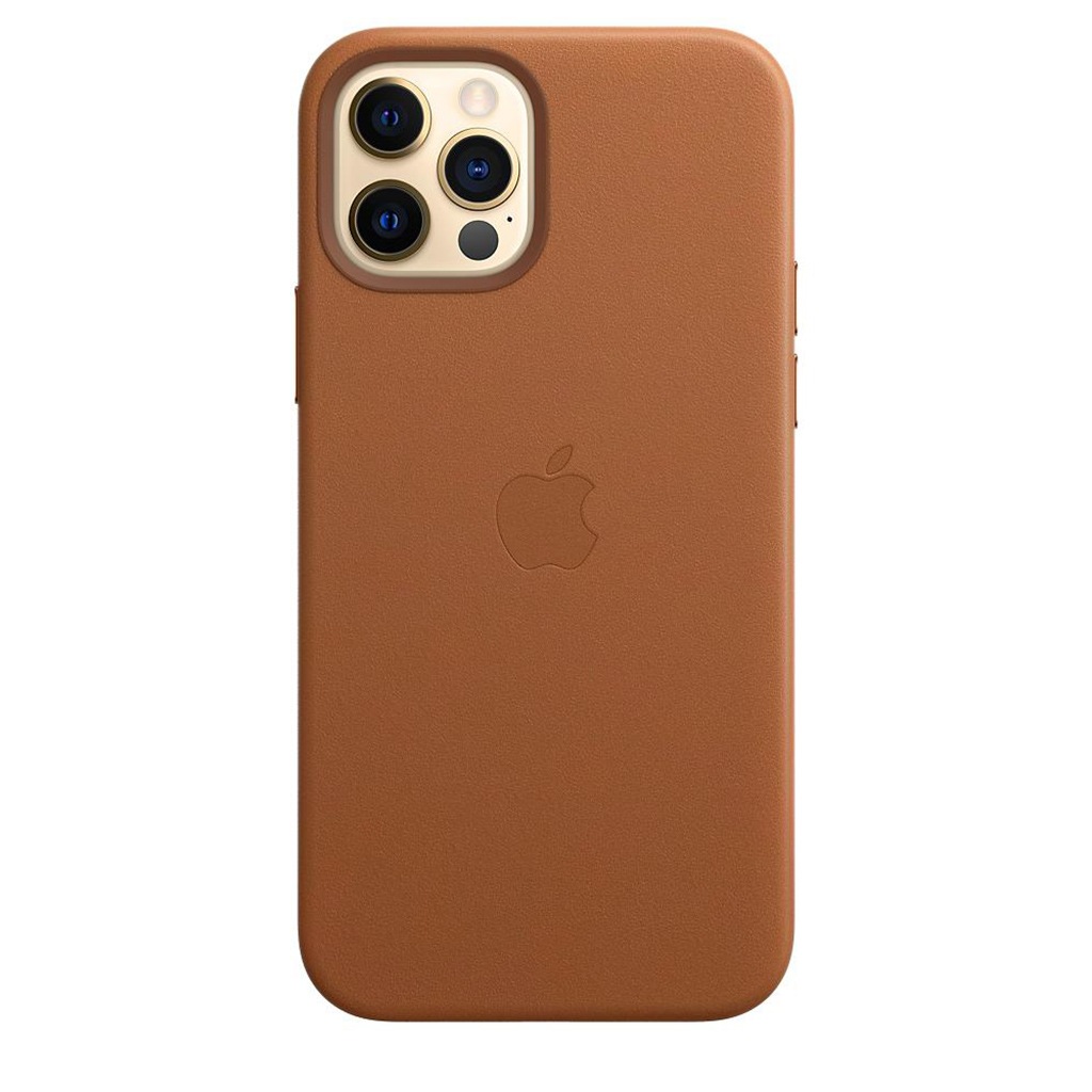 Apple Smartphone-Hülle »Apple iPhone 12/12 Pro Leder Case Mag Brown«, iPhone 12-iPhone 12 Pro, 15,5 cm (6,1 Zoll), MHKF3ZM/A