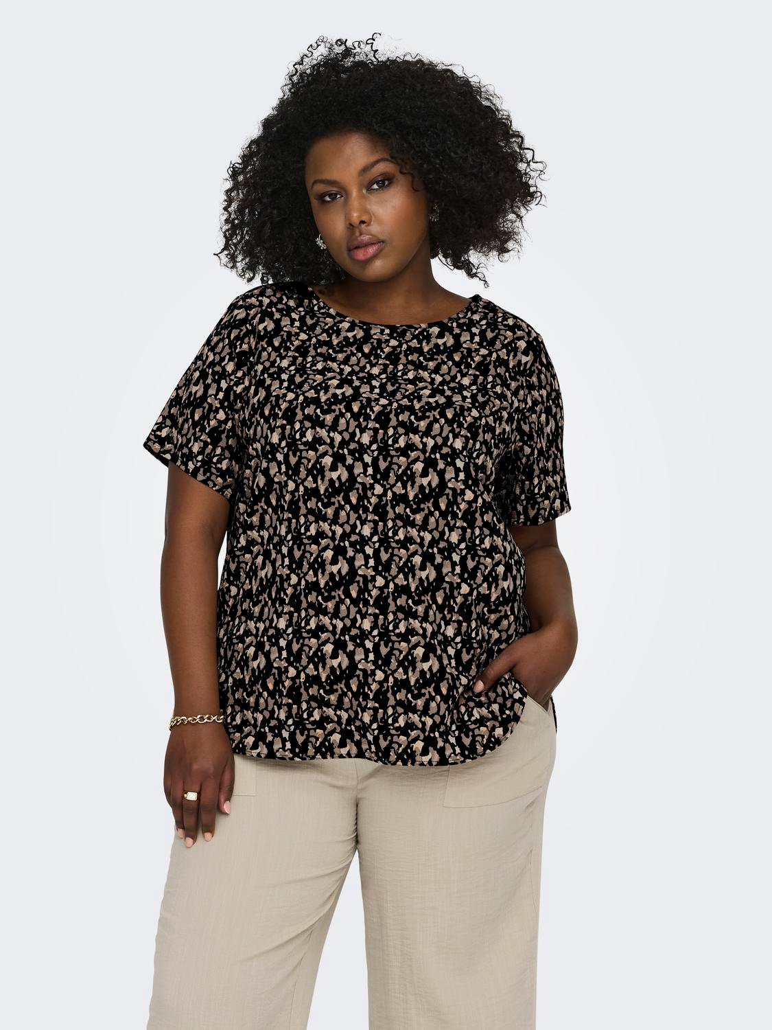 Shirtbluse »CARVICA SS TOP WVN NOOS«