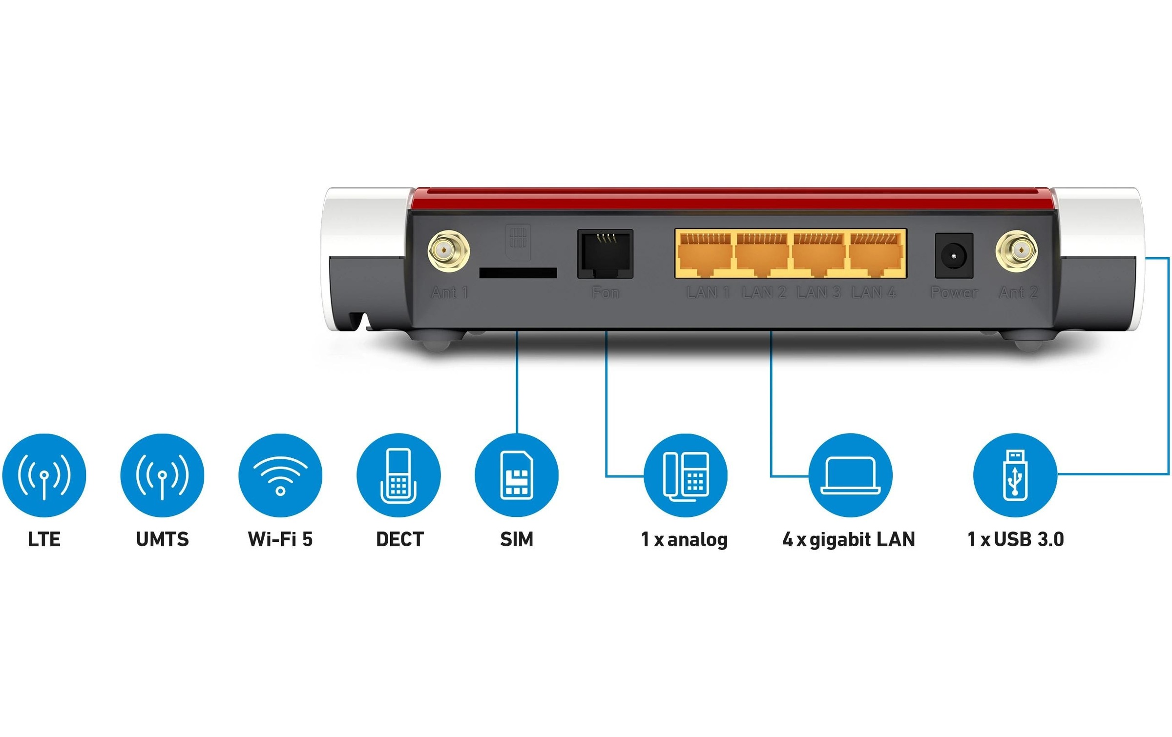   WLAN-Router »FRITZ! LTE-Router FRITZ!Box 6850 4G International«