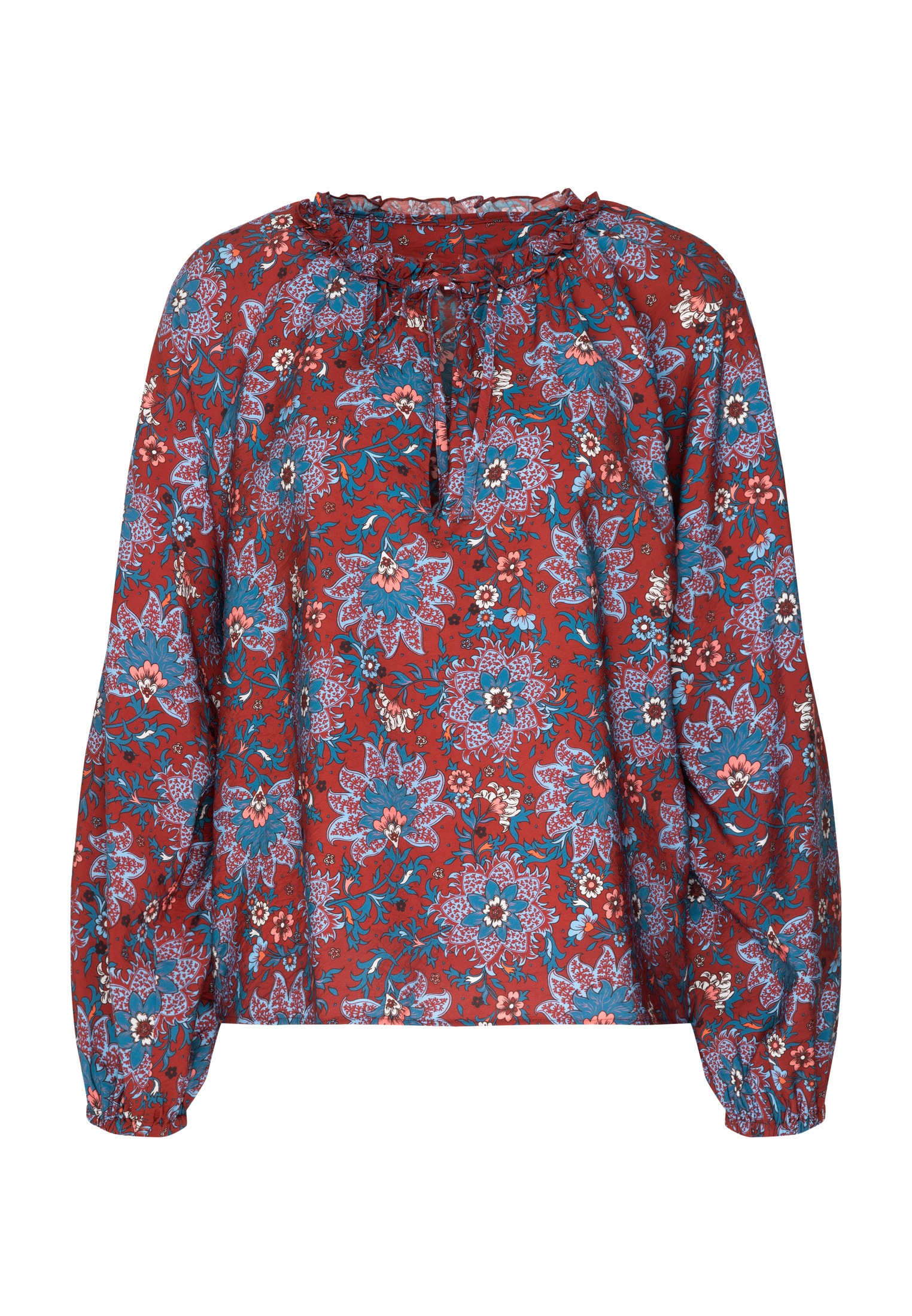 seidensticker Klassische Bluse »Schwarze Rose« Tunika Druck