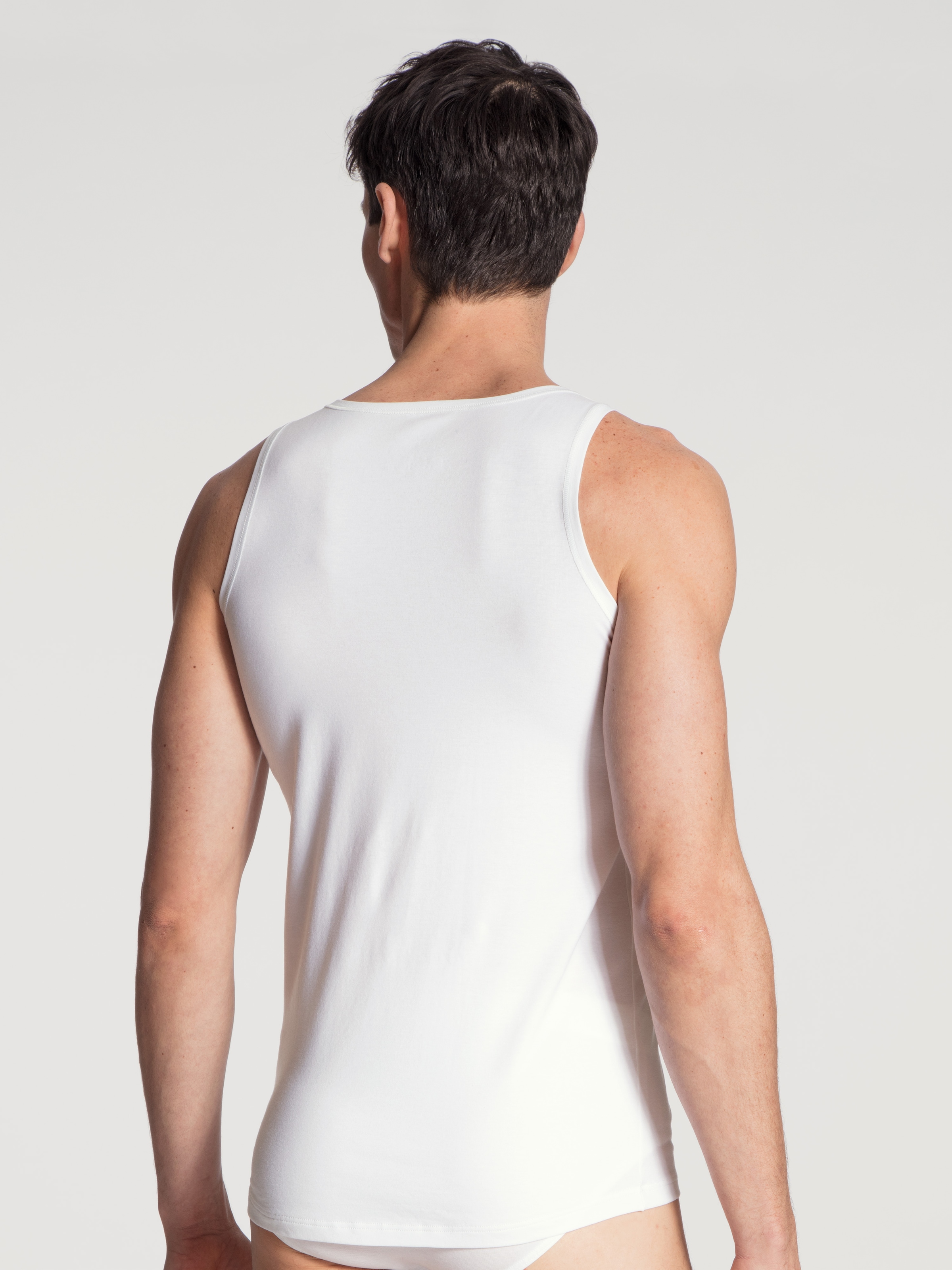 CALIDA Chemise d'aisselle »Cotton Code« Rundhals-Ausschnitt, Single Jersey Qualität, atmungsaktiv, elastisch