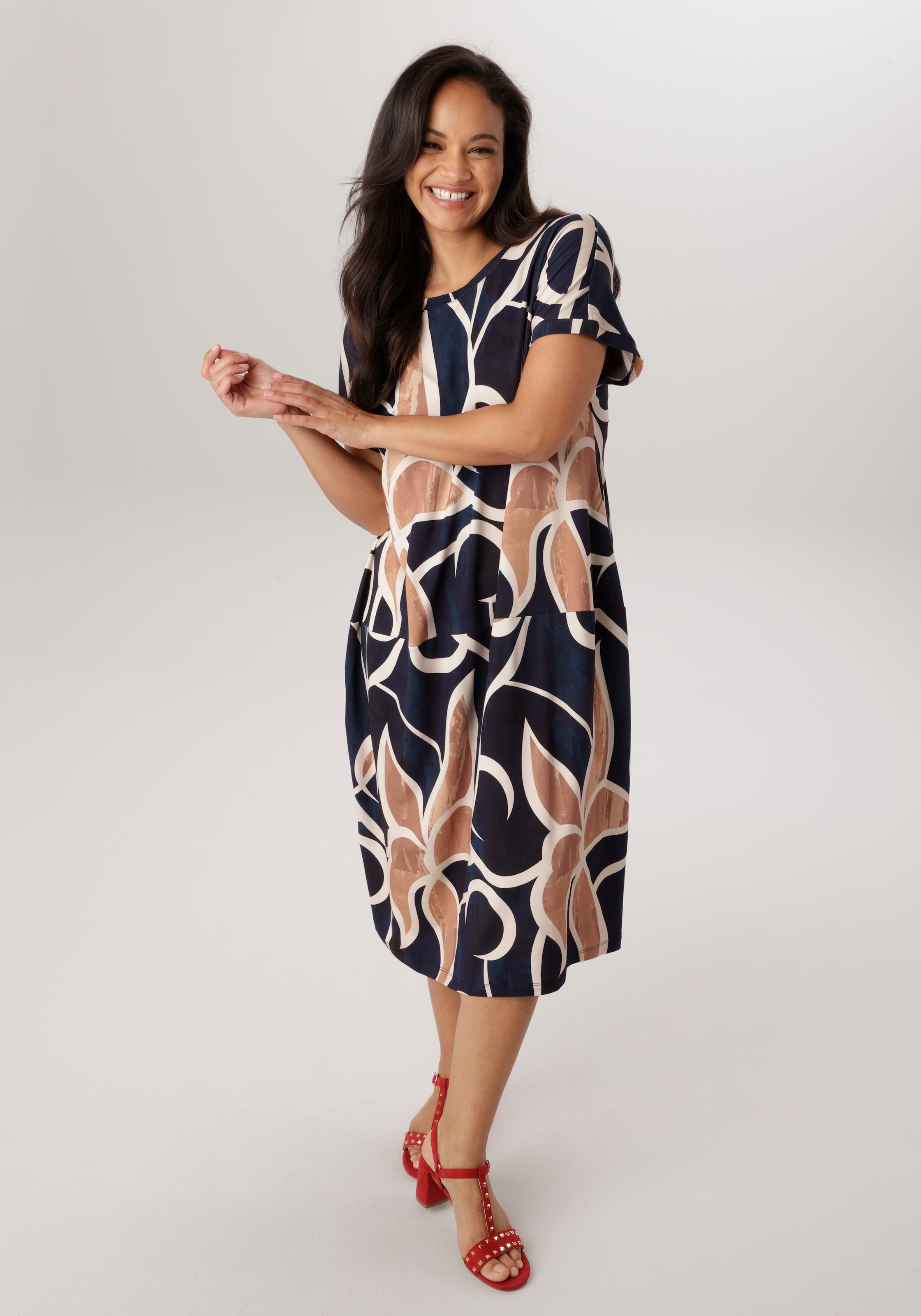 Image of Aniston PLUS Jerseykleid in bequemes Jersey-Qualität