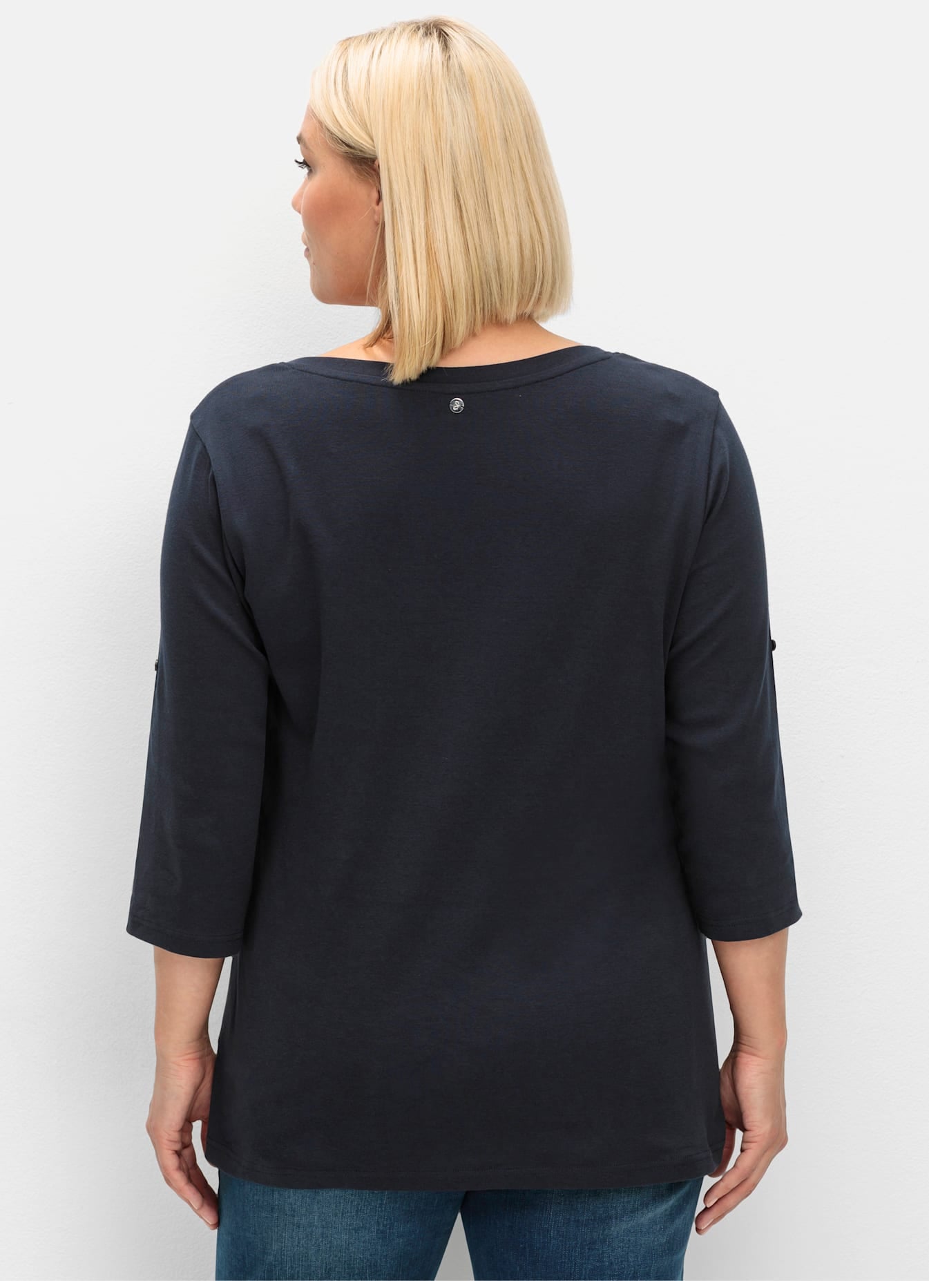 Sheego 3/4-Arm-Shirt »3/4-Arm-Shirt«, (1 tlg.)