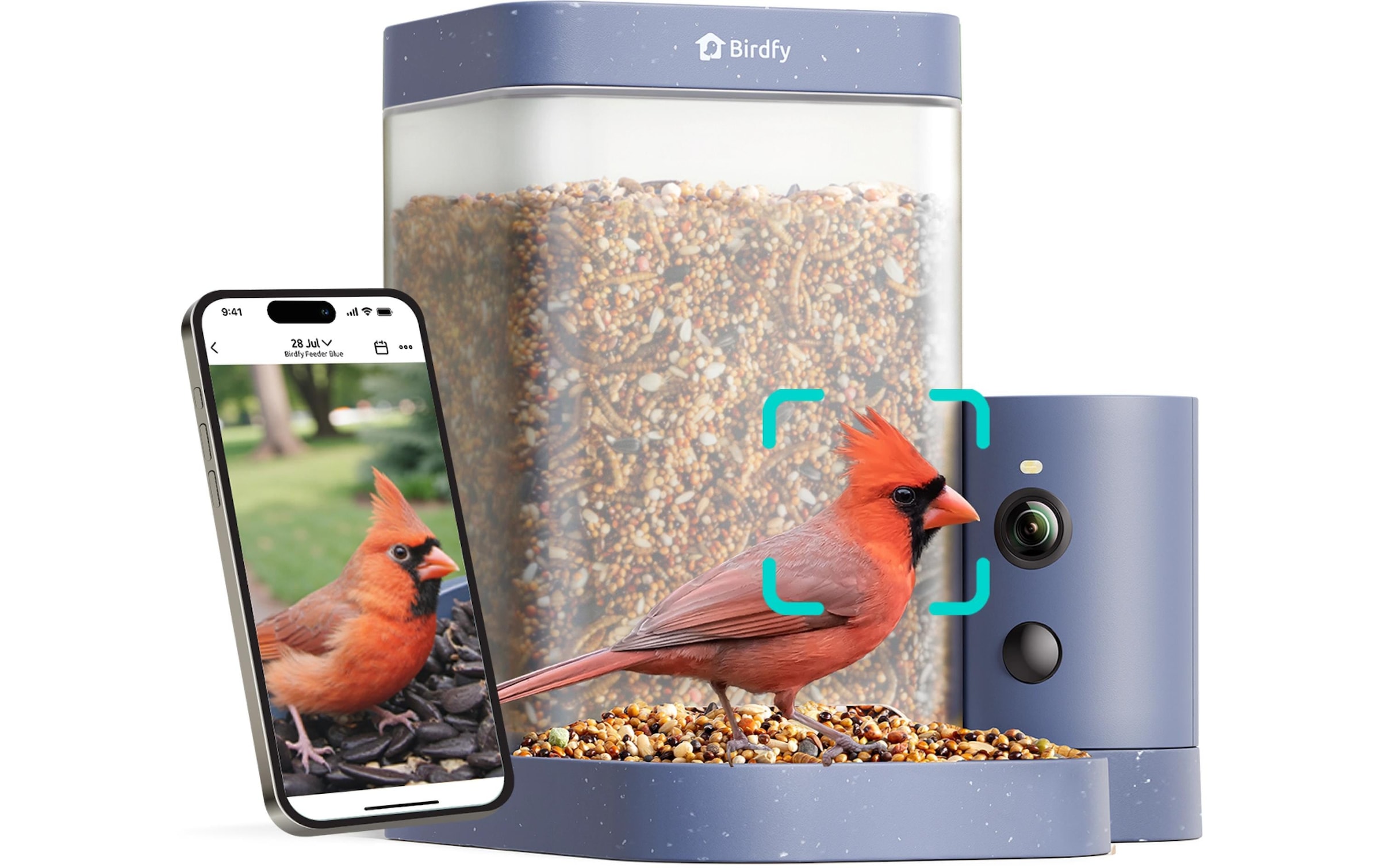   Vogelhaus »mit Kamera 60 fps 1080p« Smartes Vogelhaus mit HD Kamera mit AI Erkennung