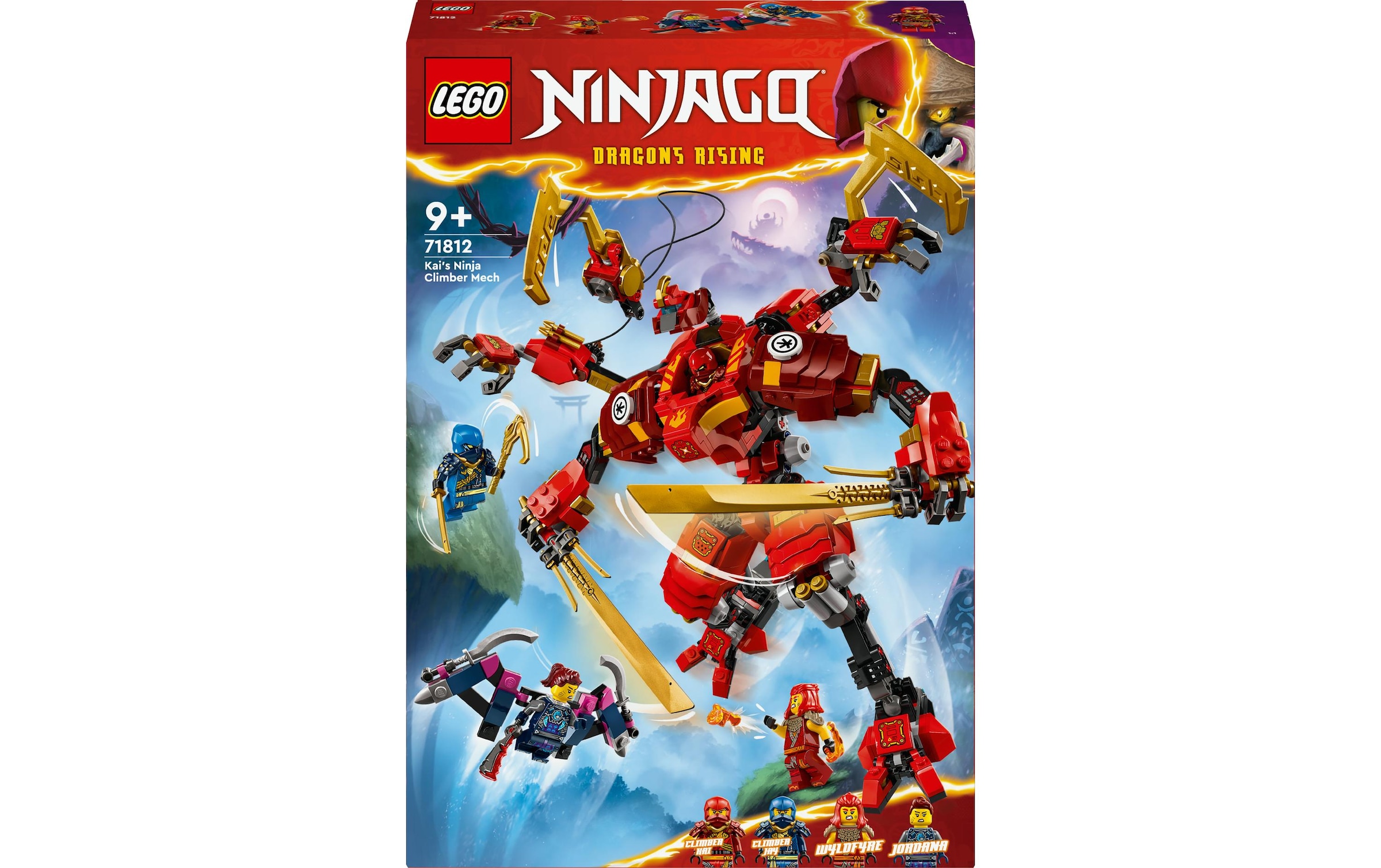 LEGO® Spielbausteine »Ninjago Kais Ninja-Kletter-Mech 71812«, (623 St.)