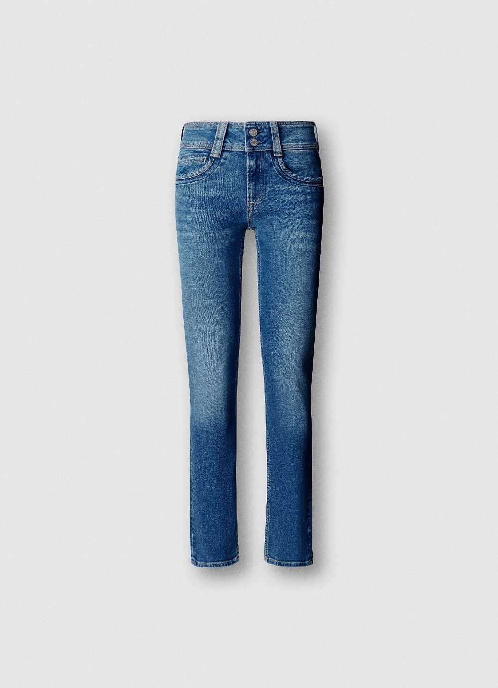 Pepe Jeans Jeans droit »SLIM JEANS MW GEN« avec double fermeture à boutons