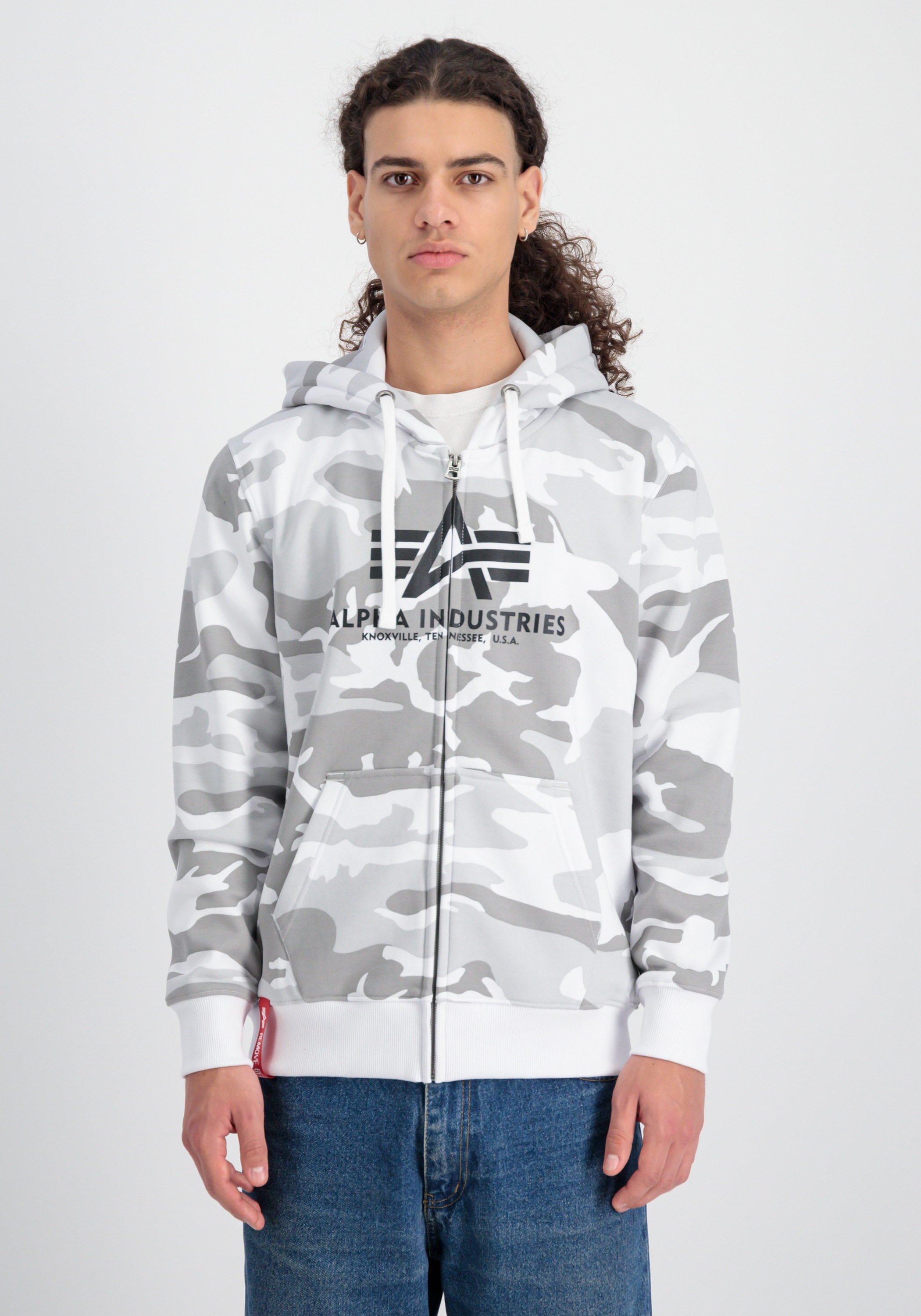 Alpha Industries Hoodie Alpha Industries Men Hoodies Basic Zip Hoodie Camo fur Herren Versandkostenfrei ab 50 CHF kaufen Ackermann.ch