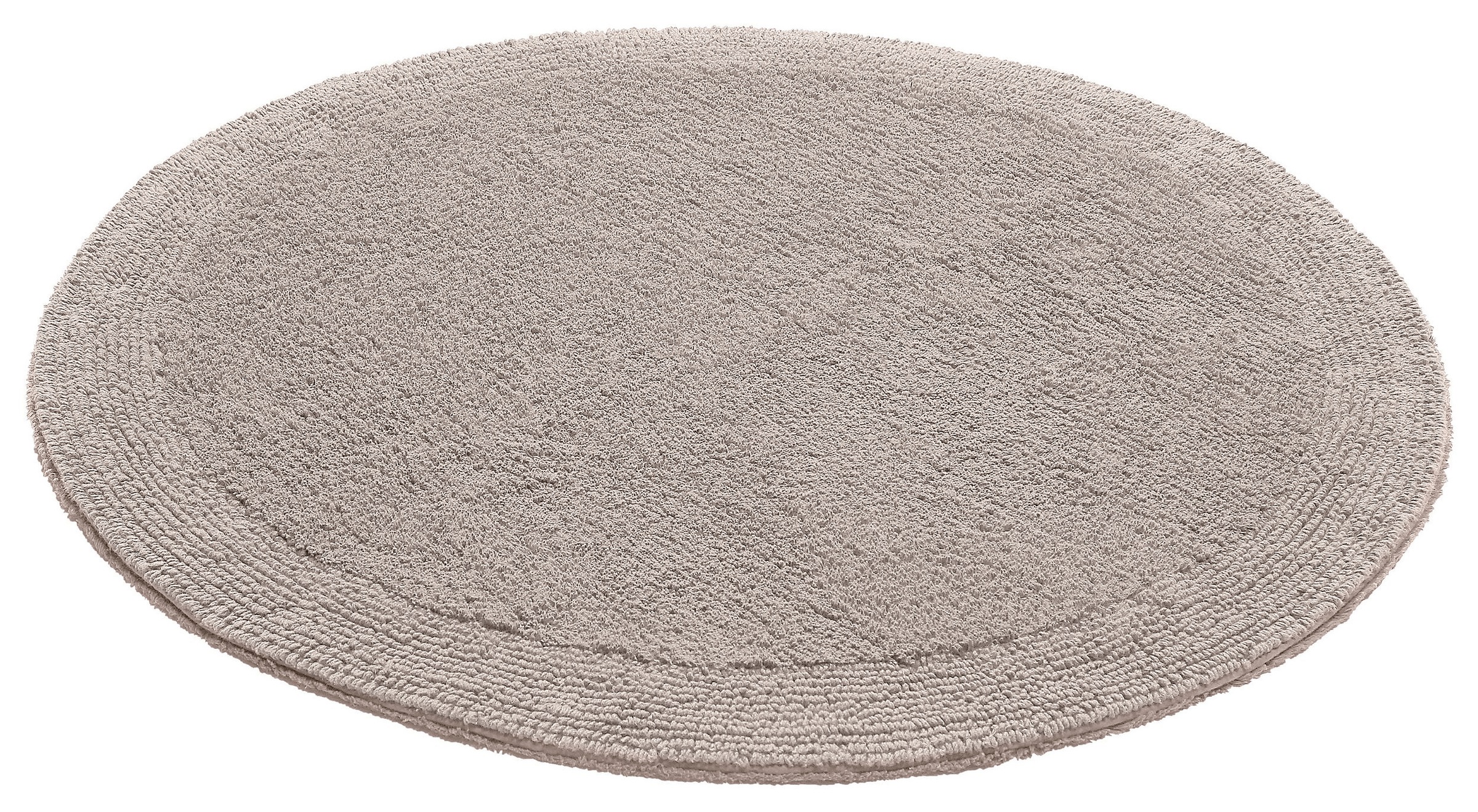 my home Badematte »Kapra, Badvorleger, Badezimmer Teppich«, beidseitig nutzbar-fussbodenheizungsgeeignet-strapazierfähig, mit Bordüre, Badteppich, Badematte, Baumwolle