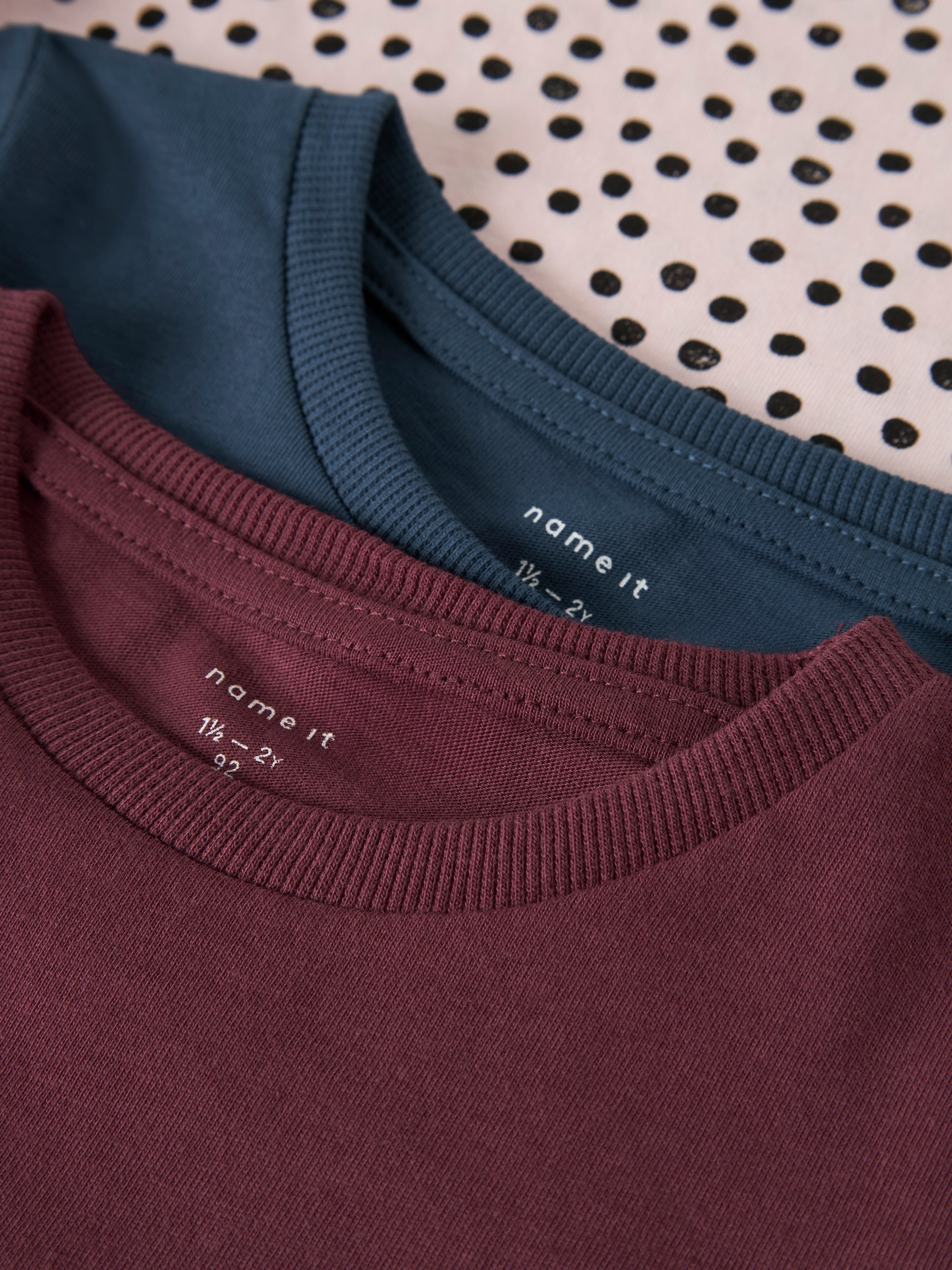 Name It Langarmshirt »NMFNIA 3P LS TOP« Packung, 3 Stk. tlg.