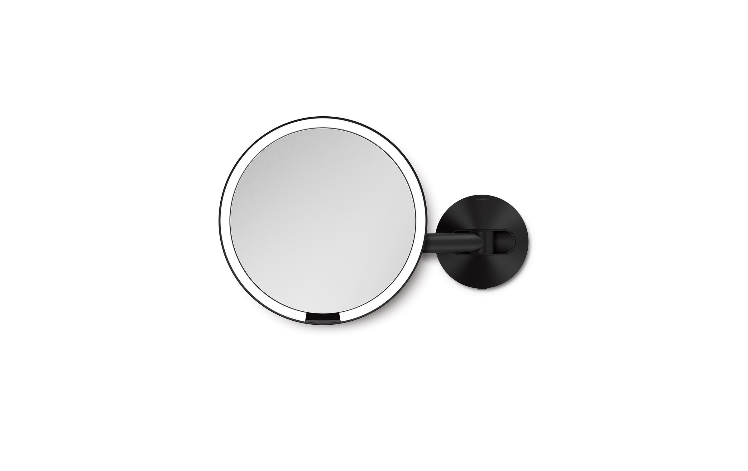 Kosmetikspiegel »mit Sensor Mit Wandhalterung Schwarz matt«