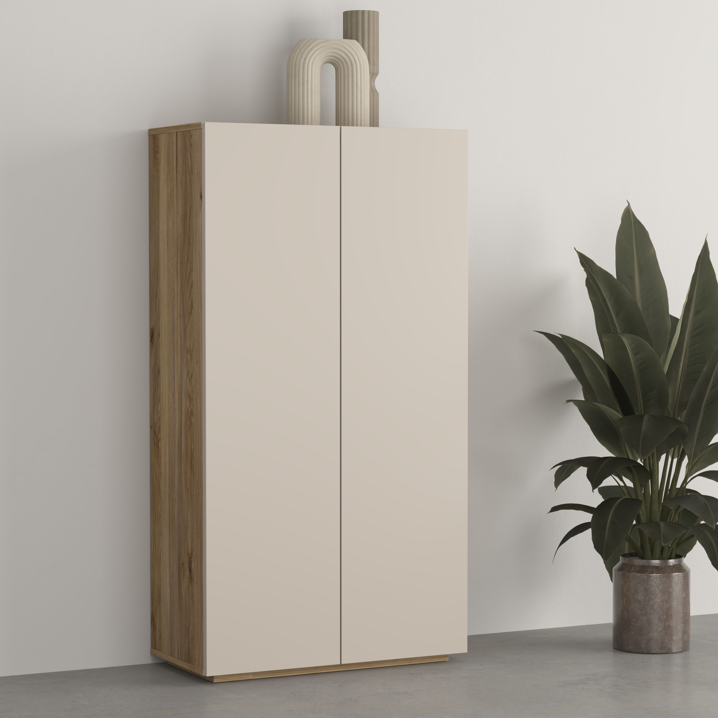 Image of GOODproduct Schuhschrank "Criss moderner Griffloser Stauschrank, Allzweckschrank, Schuhkommode" Mehrzweckschrank, Breite 70 cm, inclusive 4 verstellbare Einlegeböden