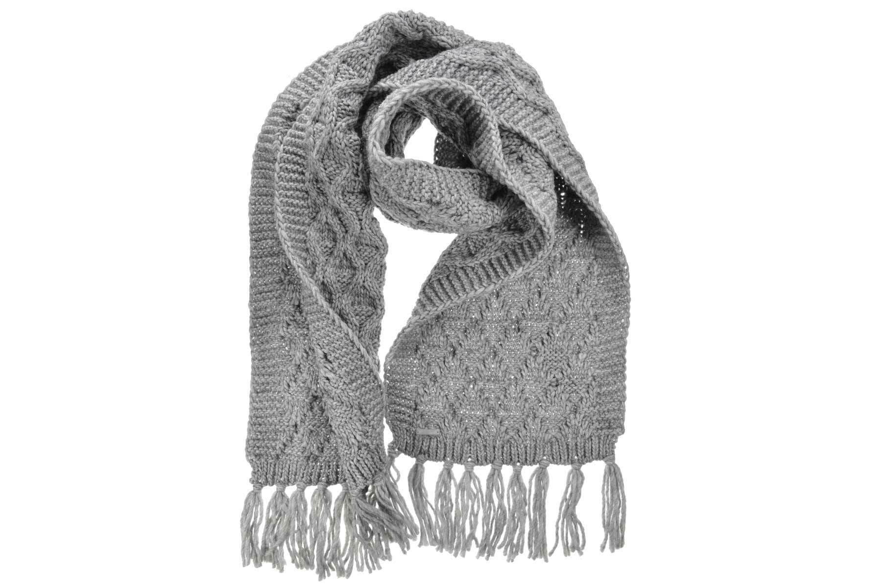 Strickschal »Schal in besonderem Muster mit Fransen 18193-0 (Masse 170x«