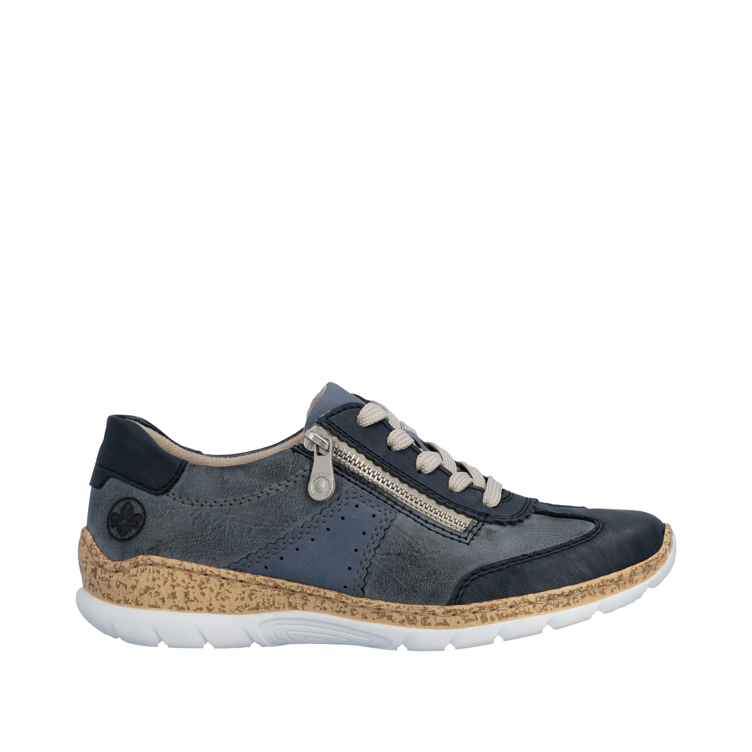 Rieker Sneaker  Schnürschuh, Halbschuh, Casual-Sneaker mit Reissverschluss