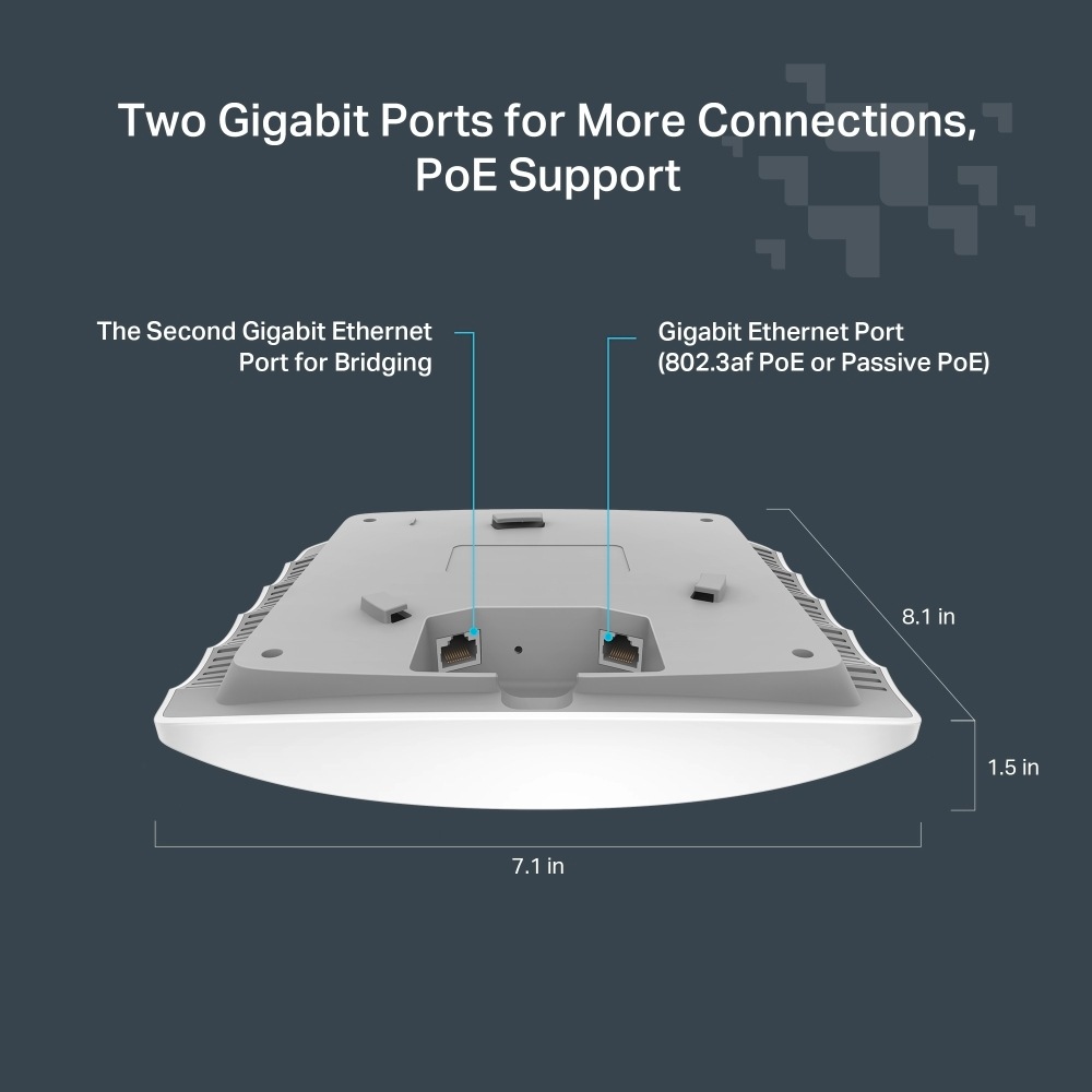 TP-Link Access Point »Festa F52 AC1350 MU-MIMO GIG Deckenmontage WiFi 5«