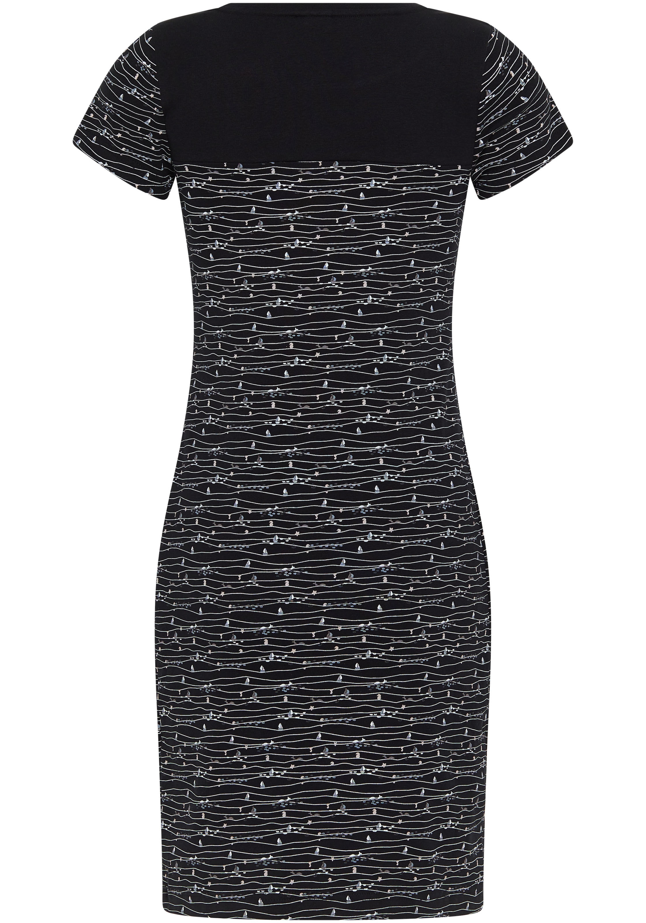 KangaROOS Jerseykleid, mit trendigem Allover-Druck - NEUE-KOLLEKTION