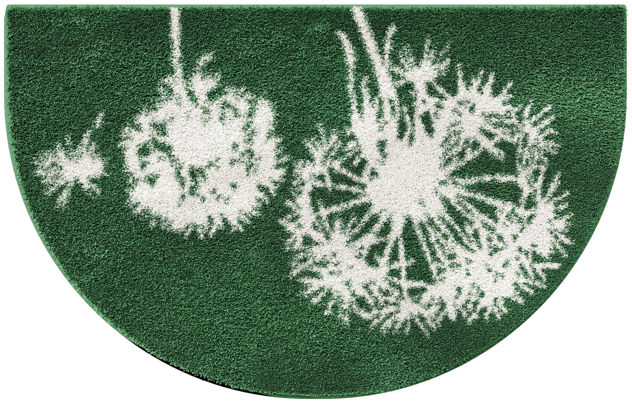 Grund Badematte »Pusteblume, Badvorleger, Badezimmer Teppich, sehr weich«, rutschhemmend beschichtet, schnell trocknend-fussbodenheizungsgeeignet, weiche Haptik, auch als 2-teiliges Set erhältlich, Made in Europe