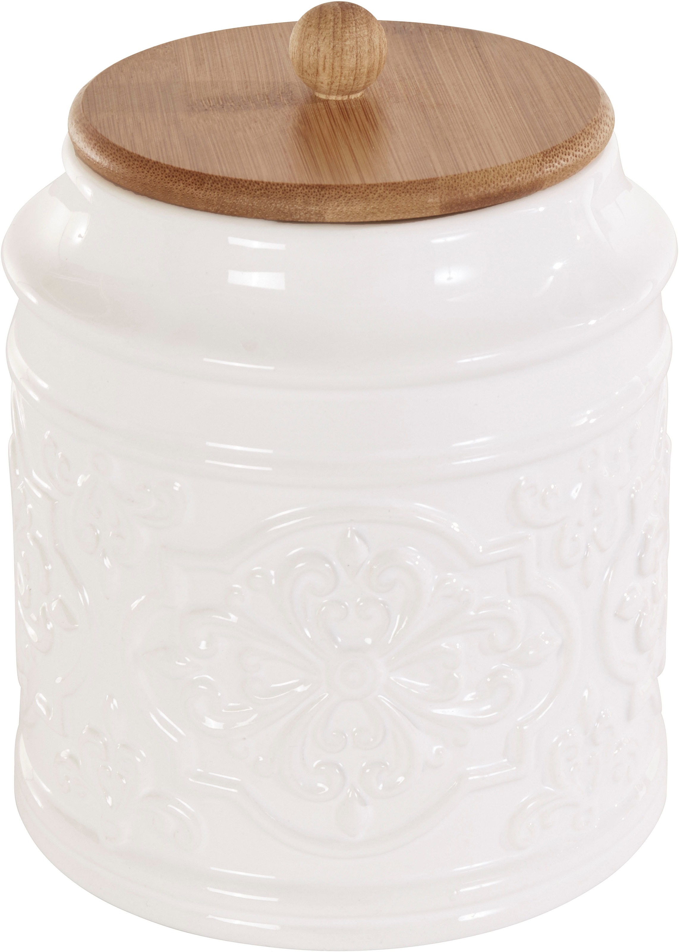 Image of Guido Maria Kretschmer Home&Living Vorratsdose »Belga«, (1 tlg.), geprägtes Muster, Holzdeckel bei Ackermann Versand Schweiz