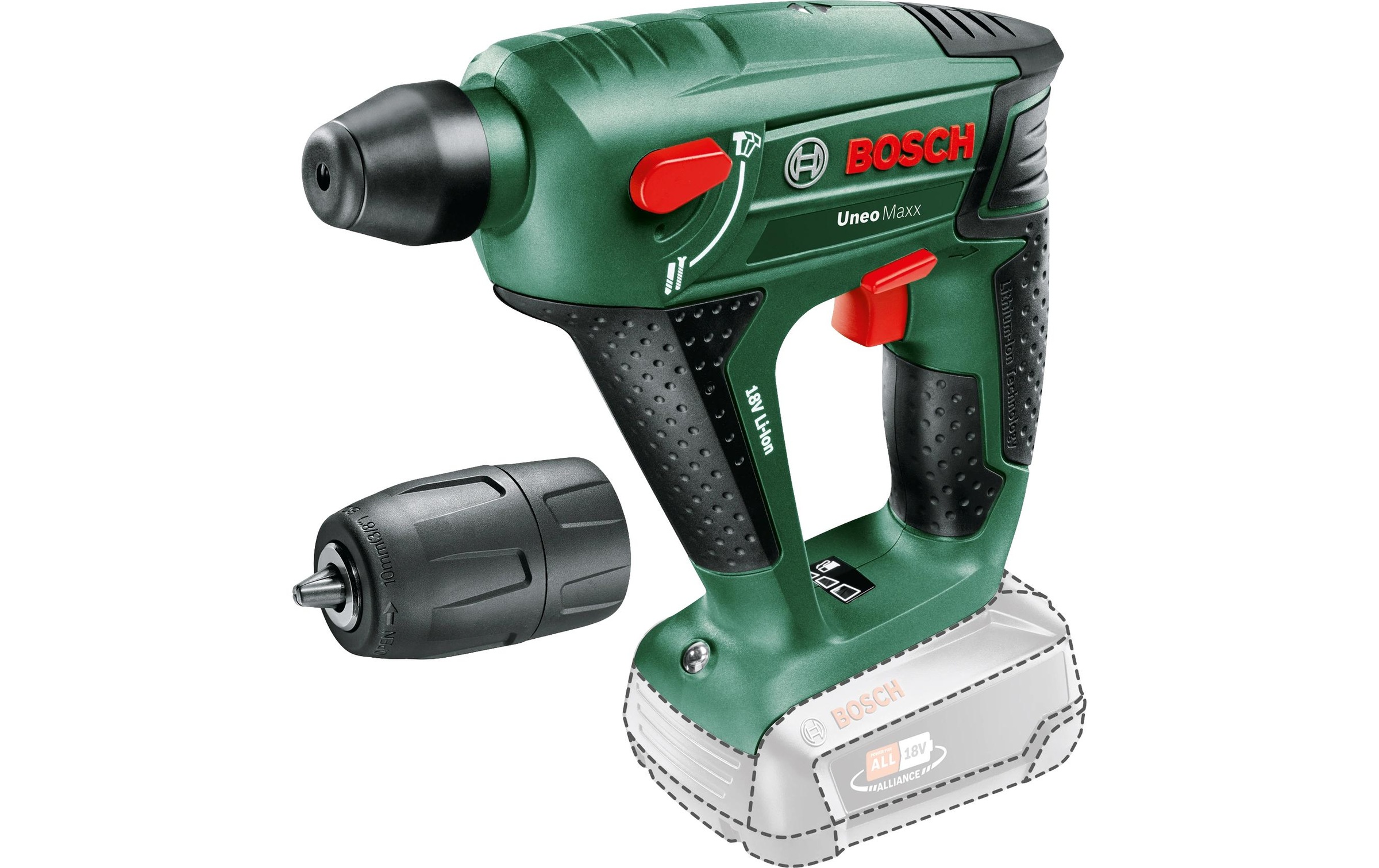 BOSCH Akku-Bohrhammer »Uneo Maxx« ohne Akku und Ladegerät
