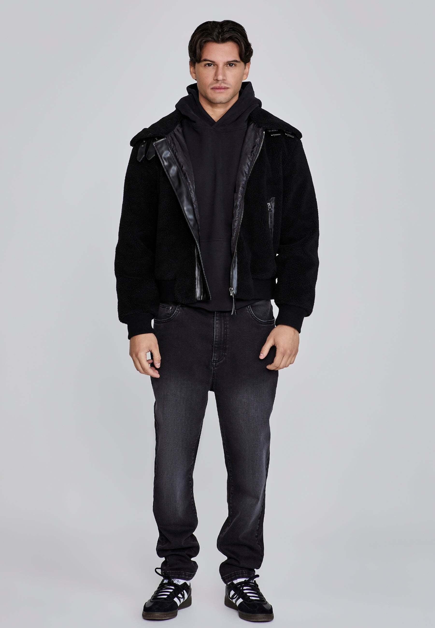 Siksilk Bomberjacke »Siksilk Bomberjacke Sherpa Bomber Jacket«