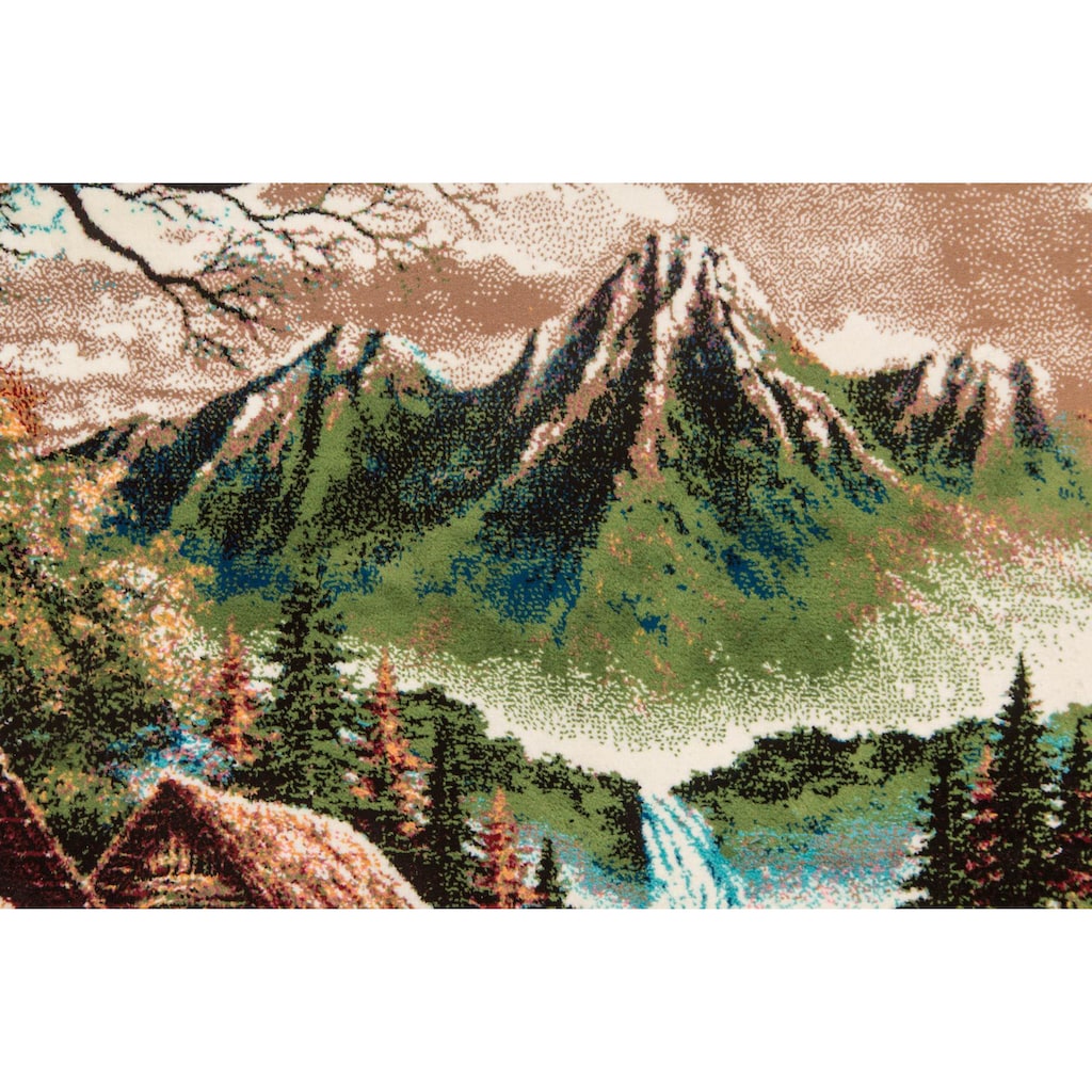 morgenland Wandteppich »Bild-Teppich Figurativ 112 x 63 cm«, rechteckig