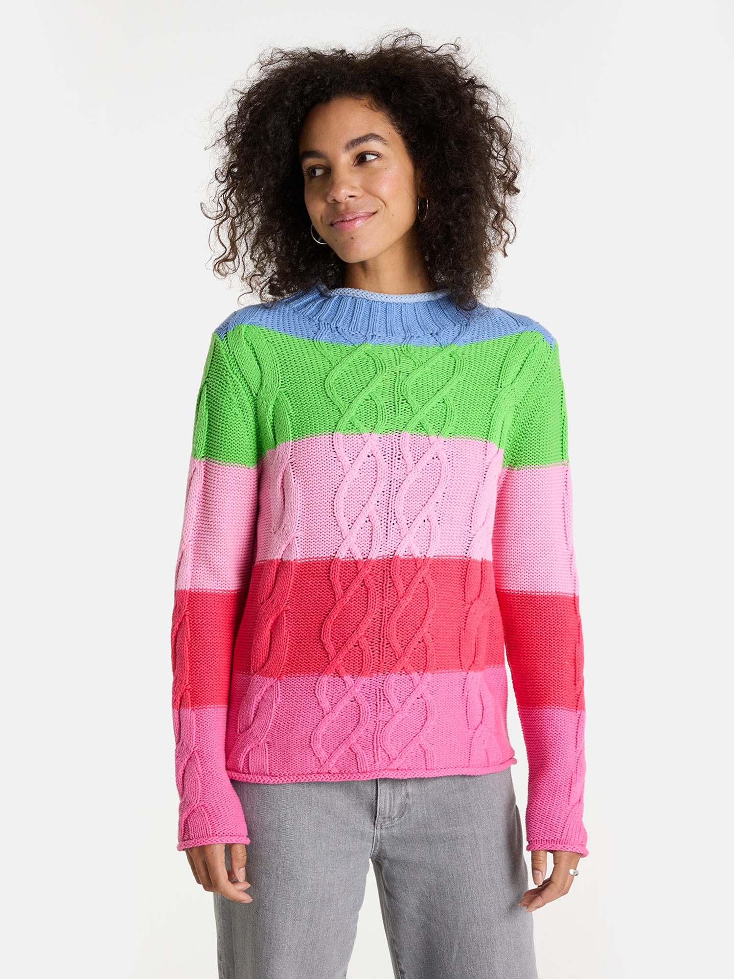 Image of Lieblingsstück Strickpullover "BalcaL" mit Zopfmuster