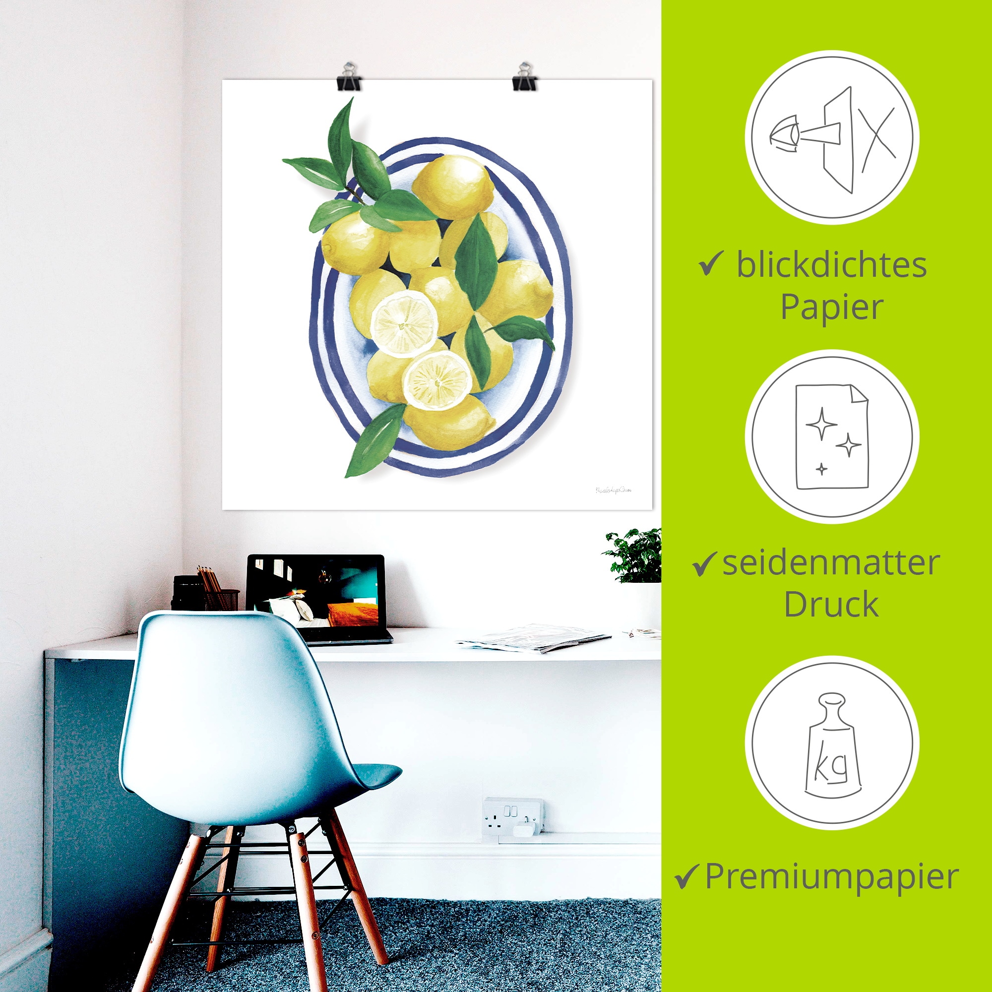 Artland Wandbild »Mediterranean« Arrangements 1 Stk. tlg. als Alubild, Leinwandbild, Poster, Wandaufkleber in verschied. Grössen