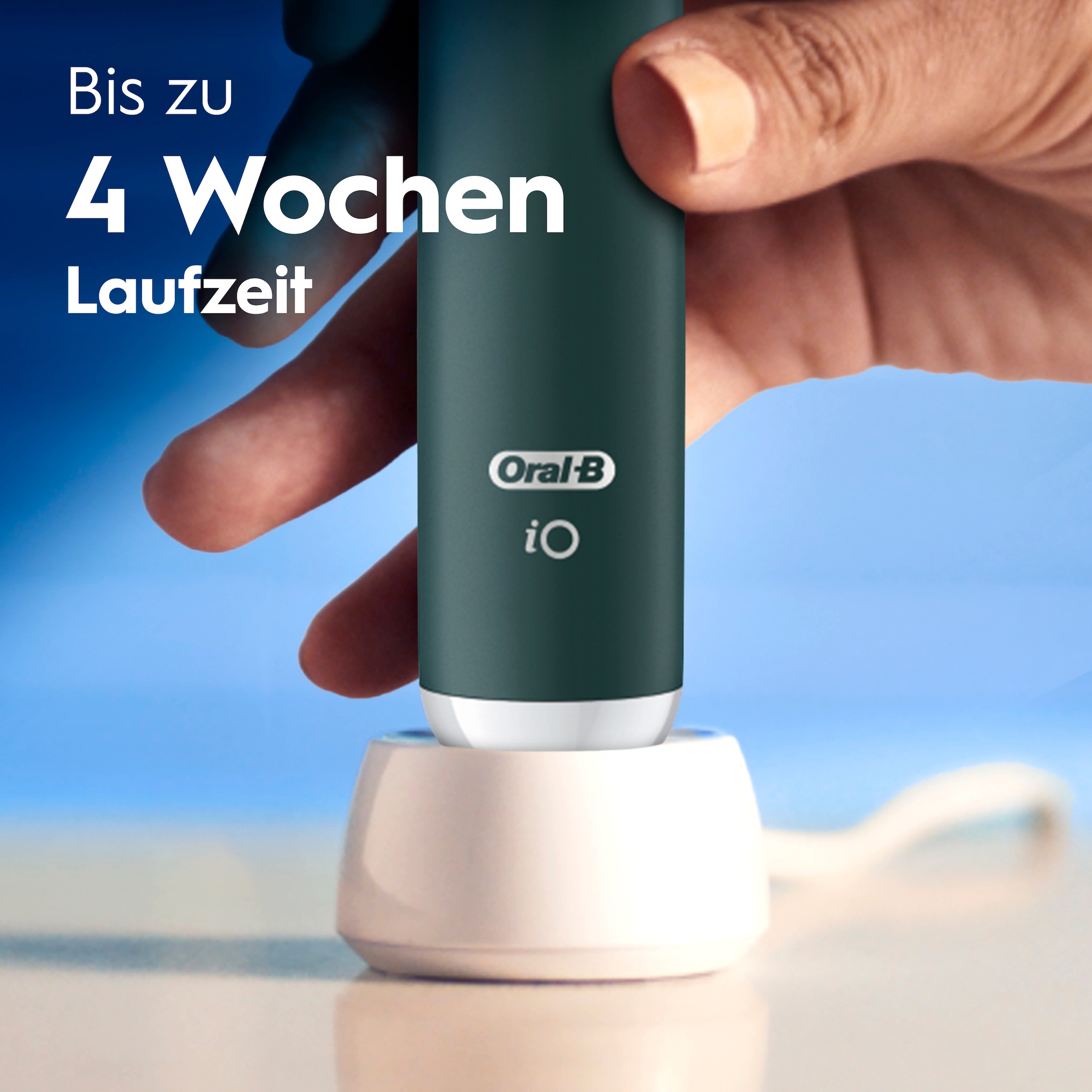 Oral-B Elektrische Zahnbürste »iO Series 2« 1 Stk. Aufsteckbürsten für die sanfte Reinigung, Reise-Etui, Aufsteckbürstenhalter