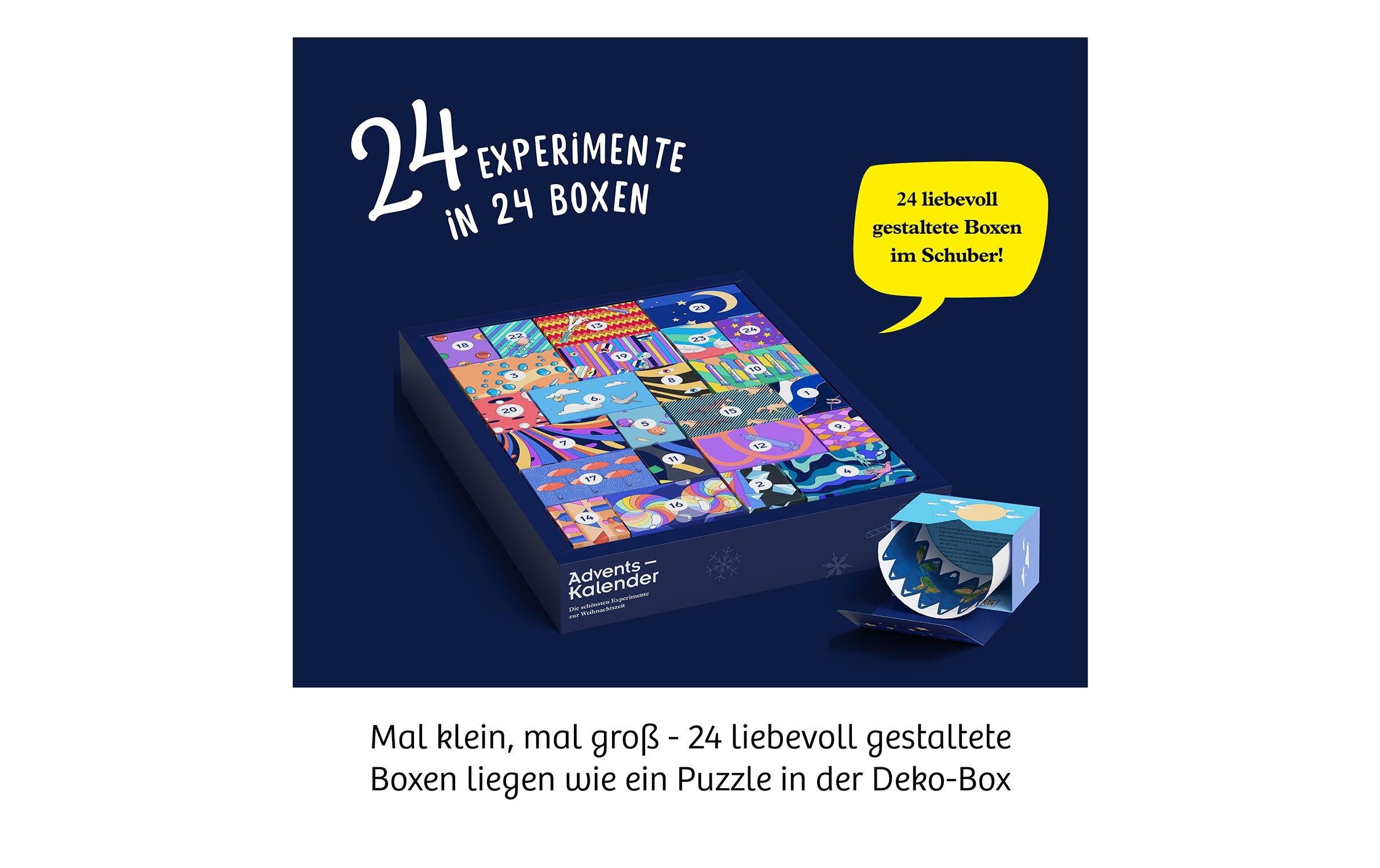 Kosmos Spielzeug-Adventskalender »Die schönsten Experimente zur Weihnachtszeit«, ab 8 Jahren