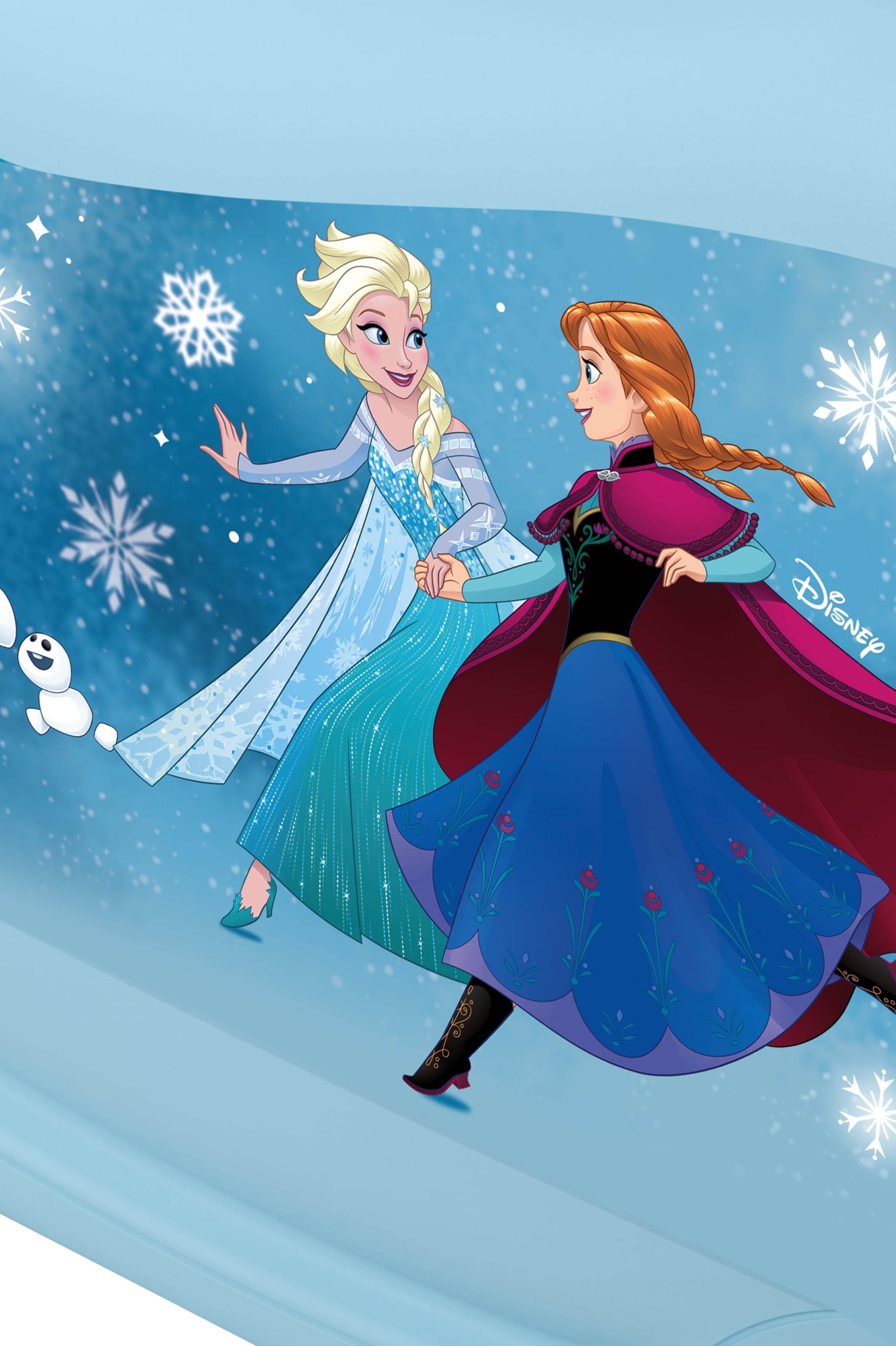 Samsonite Kinderkoffer »DREAM2GO DISNEY, Frozen Magic« 30 l 4 Rollen mit geräumigem Hauptfach, mit Kreuzspannbändern, mit Haltegurt aussen