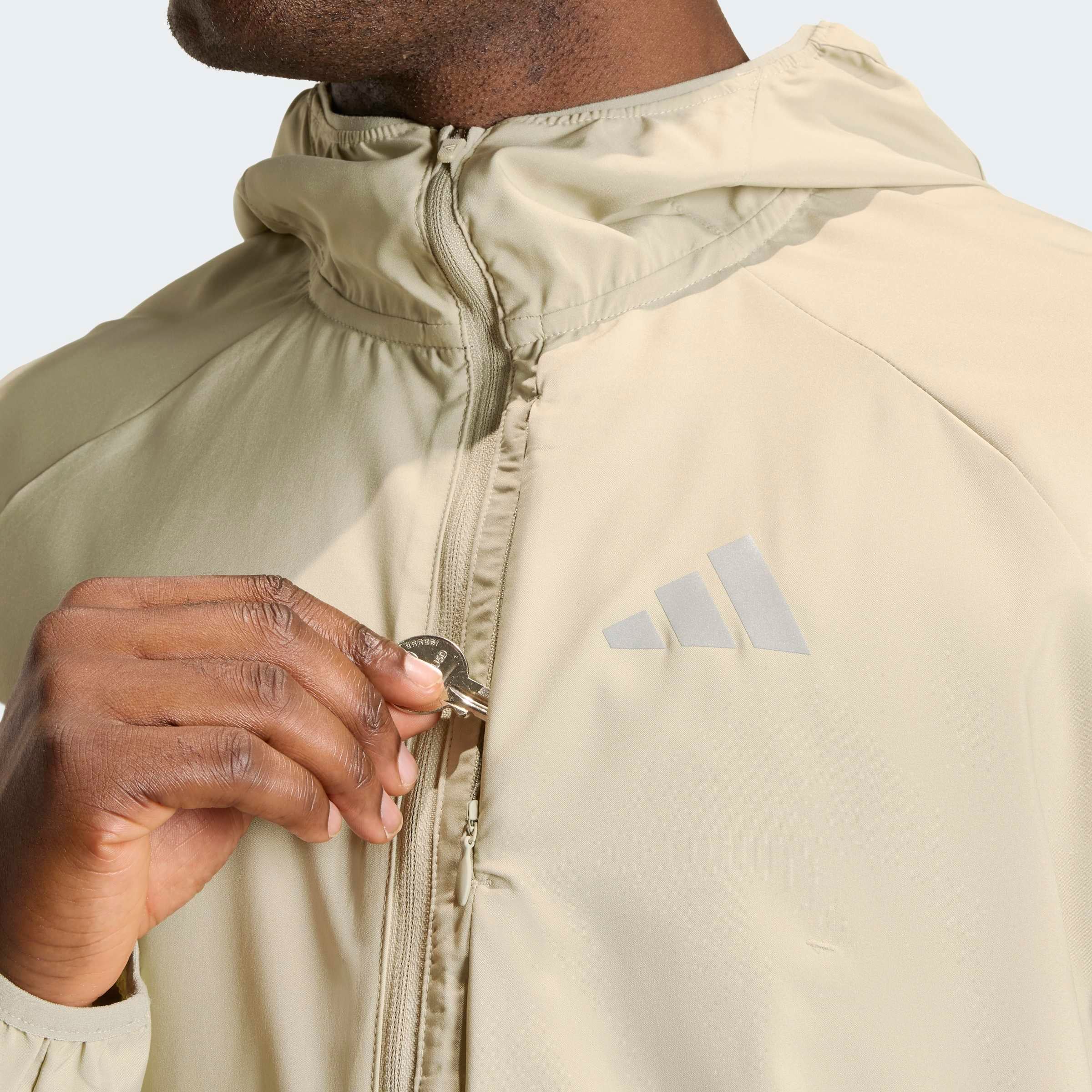 adidas Performance Veste de course à pied »RUN ESS JKT M« für Erwachsene, aus Polyester