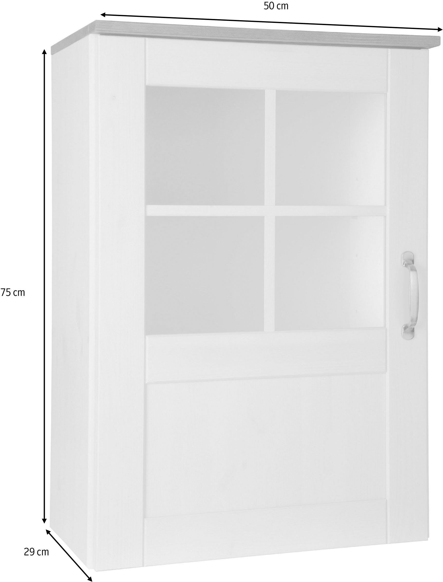 Home affaire Armoire suspendue »Alby« largeur 50 cm, 1 porte
