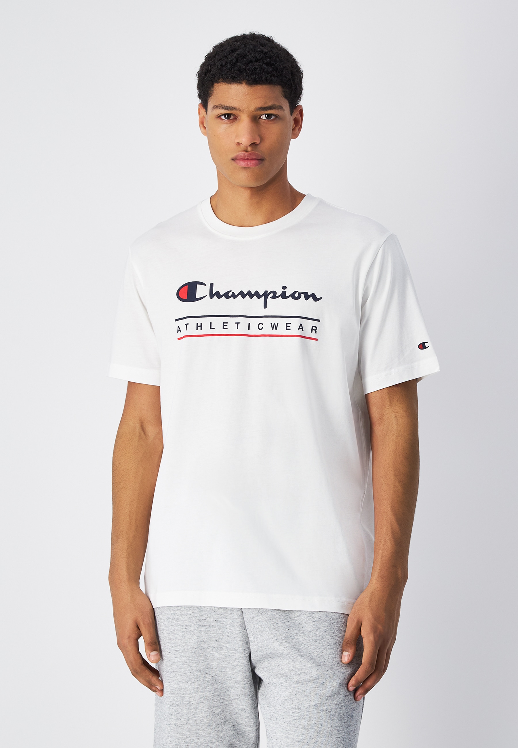 Image of Champion T-Shirt für Erwachsene, sportlicher Stil, aus Baumwolle