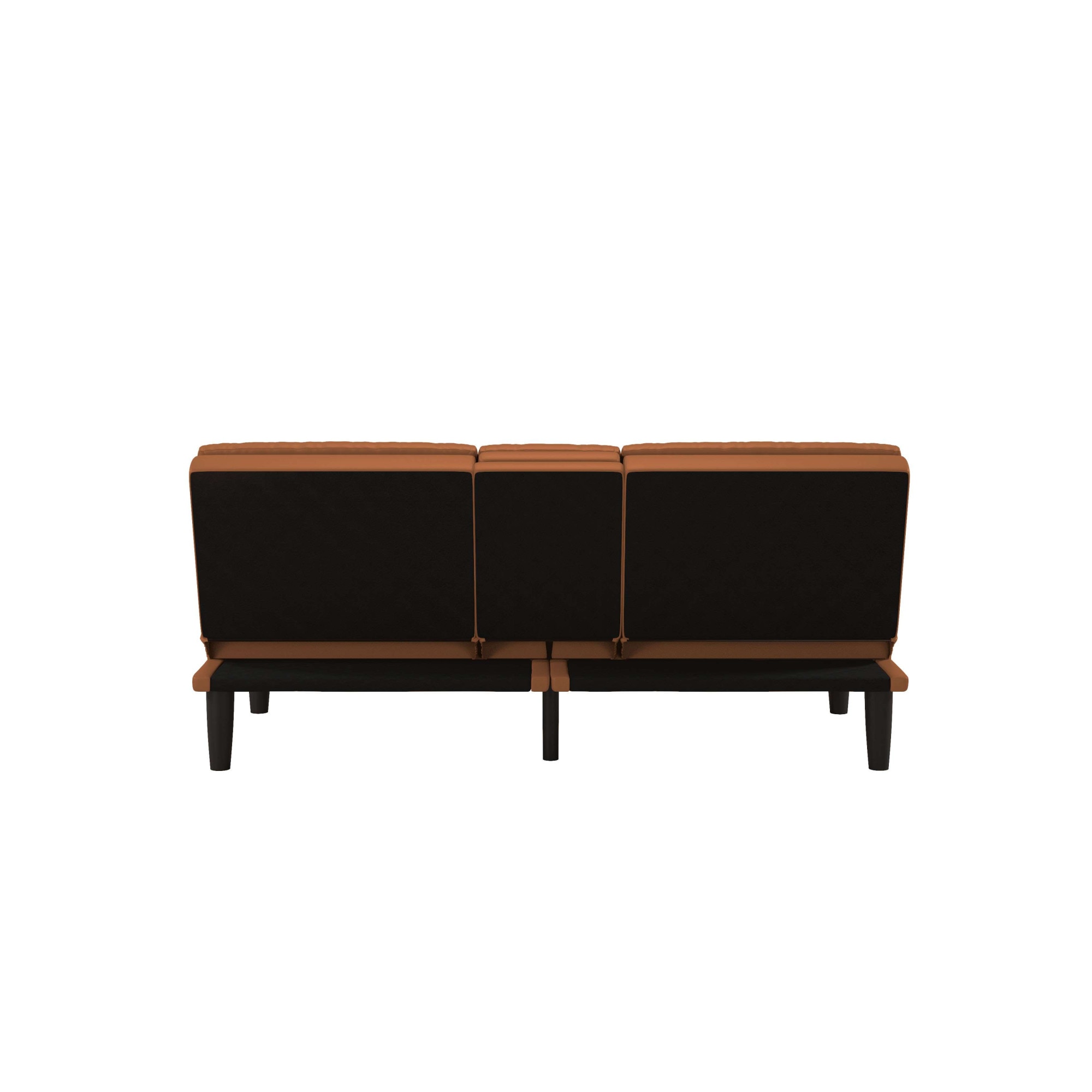Dorel Home Schlafsofa »MAINE, Kinosofa mit Relax- und Bettfunktion,«, mit 2 Getränkehaltern, Liegefläche 190 x 110 cm