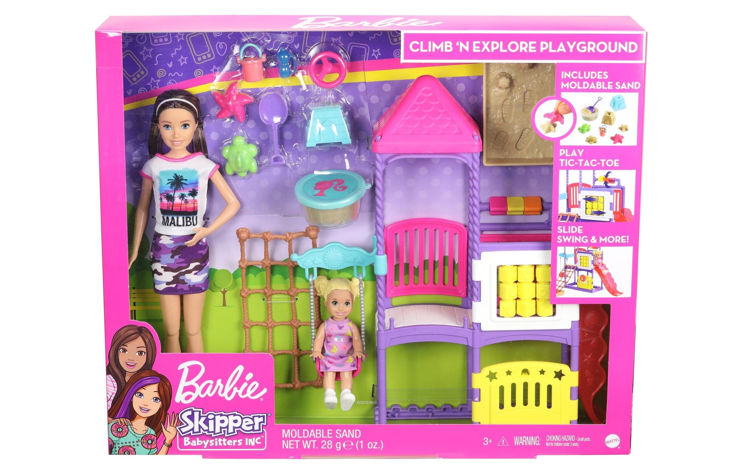 Barbie Spielwelt »Babysitter Spielplatz«, (Set)