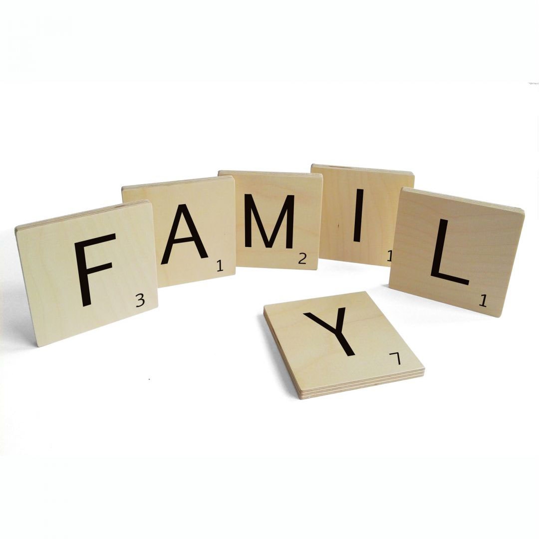 St.) Family«, Wall-Art Buchstaben Wandspruch 6 »Scrabble kaufen bequem (Set, Deko