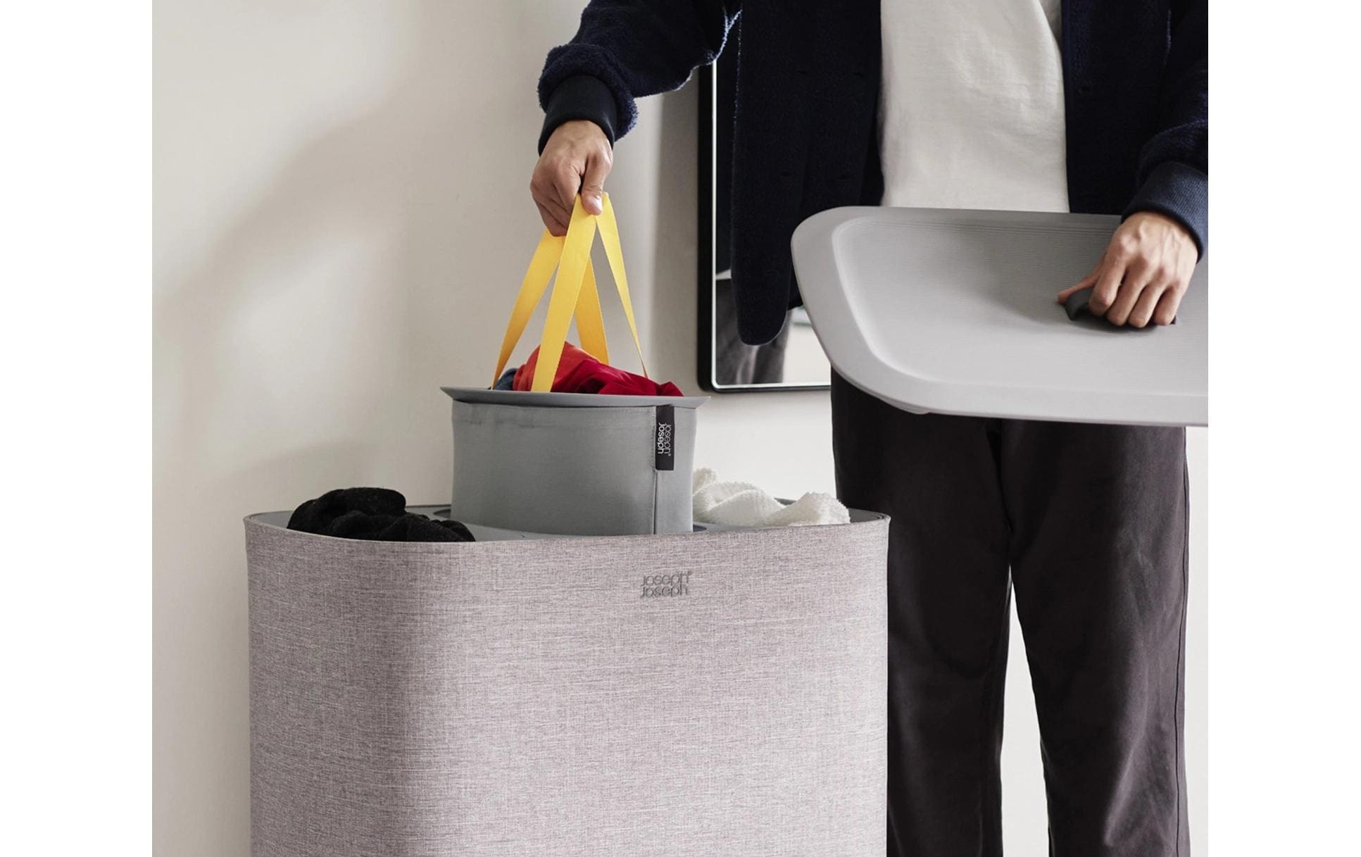 Joseph Joseph Trieur à linge »Tota Trio 90 L, 3x 30 L«