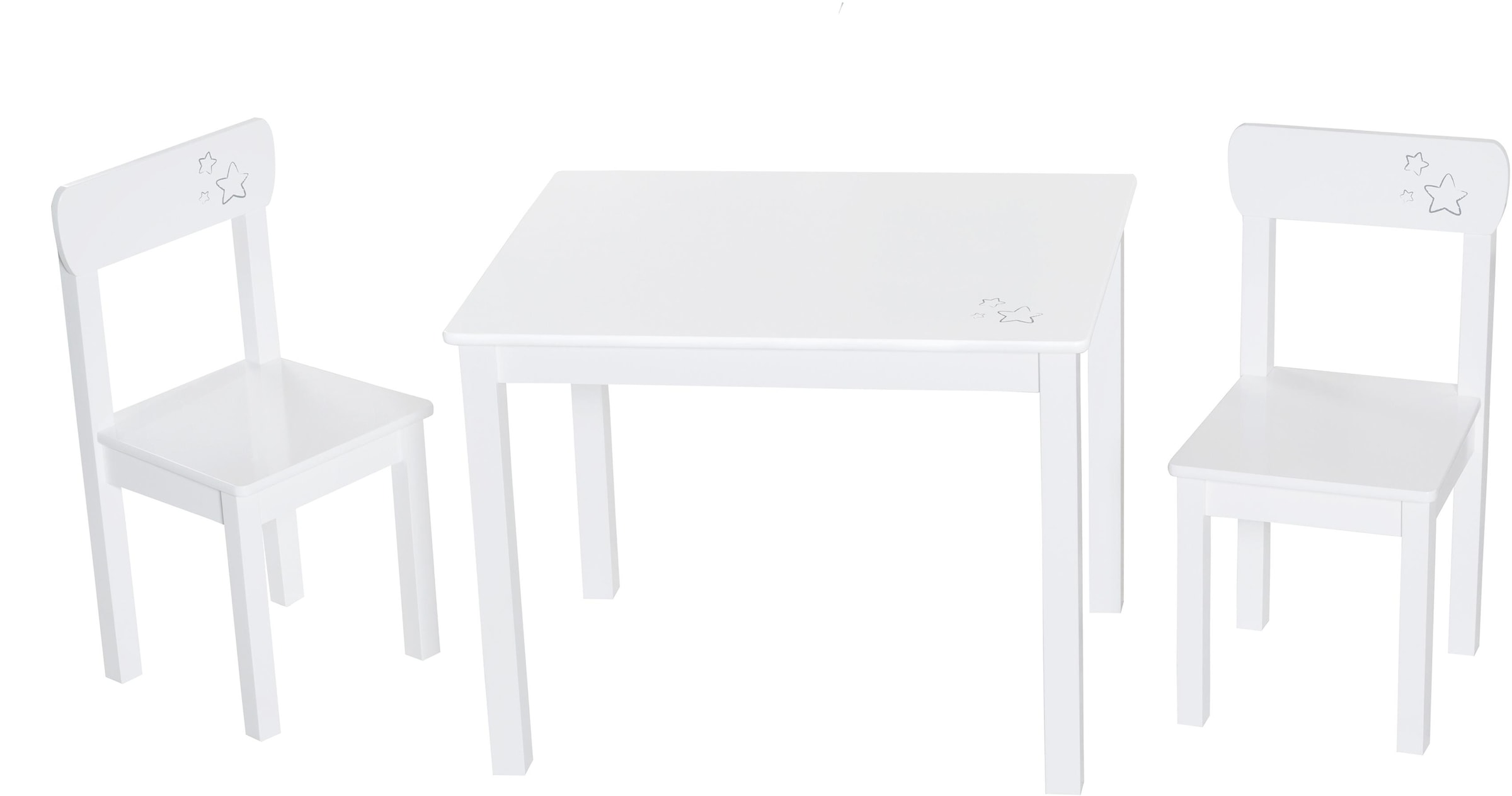 Image of roba Kindersitzgruppe "Little Stars, weiss" 3 Stk. tlg.