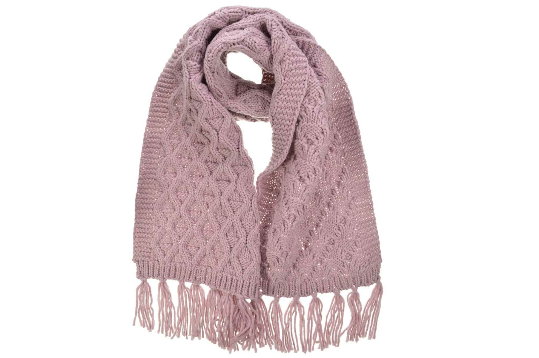 Strickschal »Schal in besonderem Muster mit Fransen 18193-0 (Masse 170x«