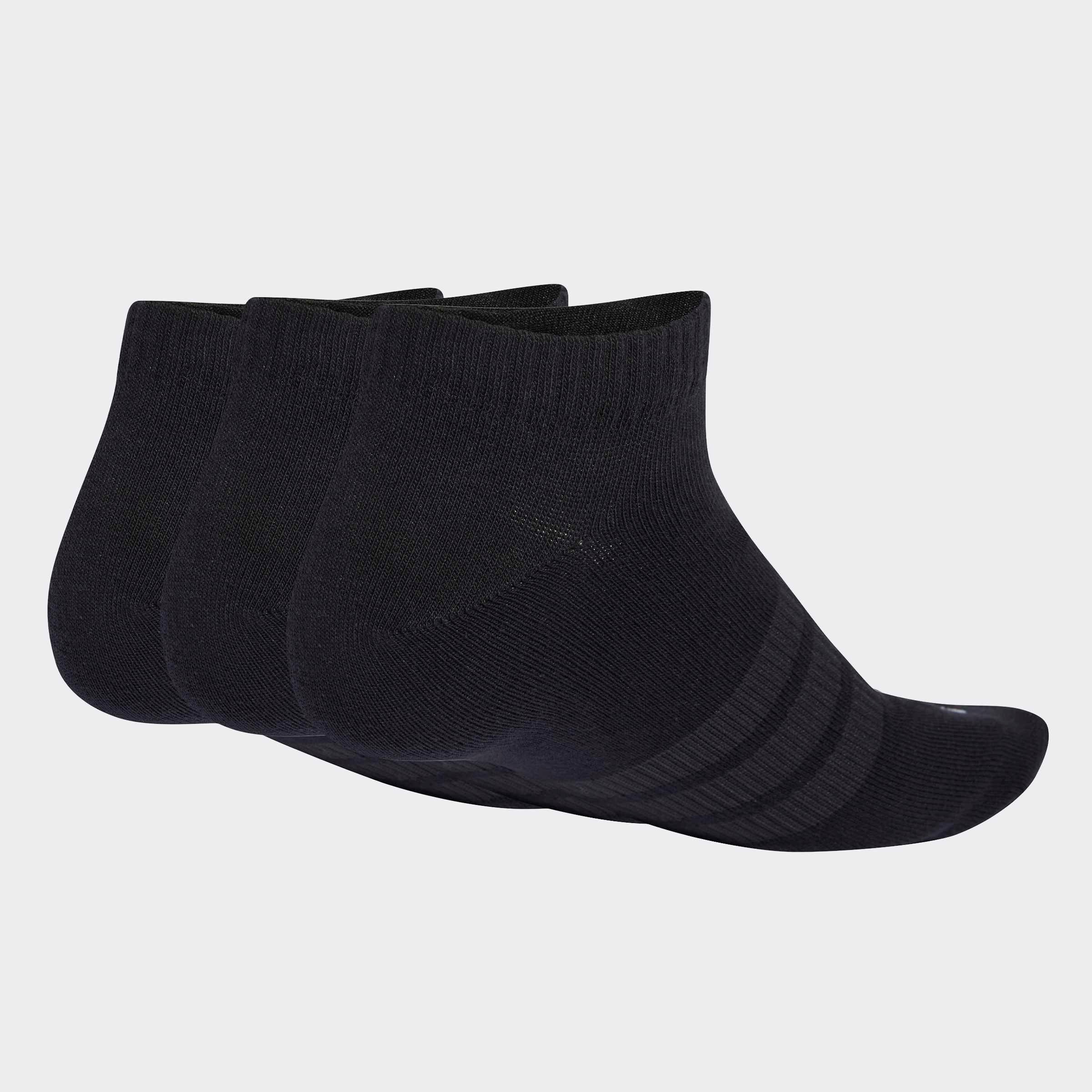 adidas Performance Veste fonctionnelle »THIN&LIGHT ESSENTIALS LOW CUT 3ER-PACK« 3 Couple tlg. au style sportif, pour fitness, lot de 3
