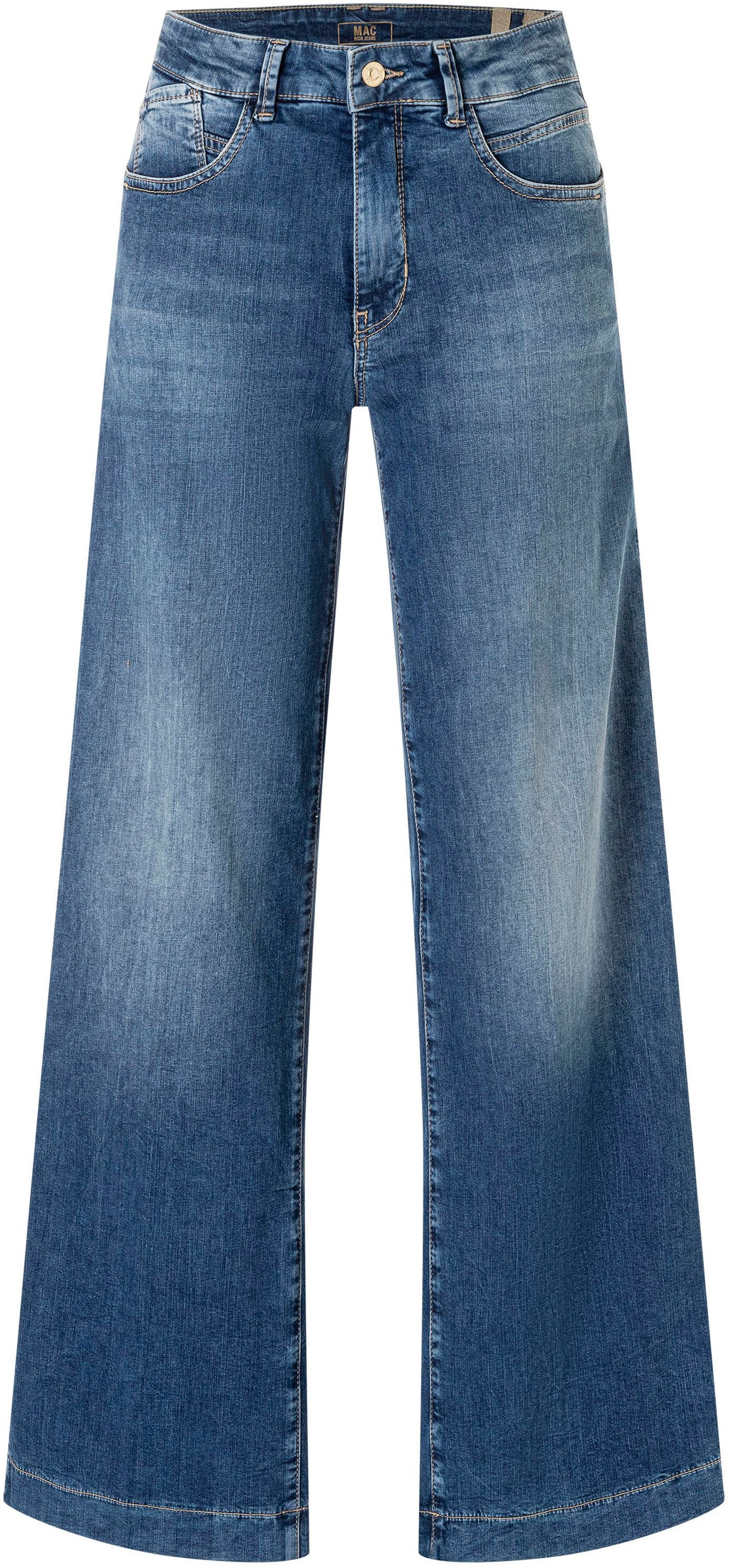 MAC Jeans stretch »RICH PALAZZO« Naht-Details an den Gesässtaschen