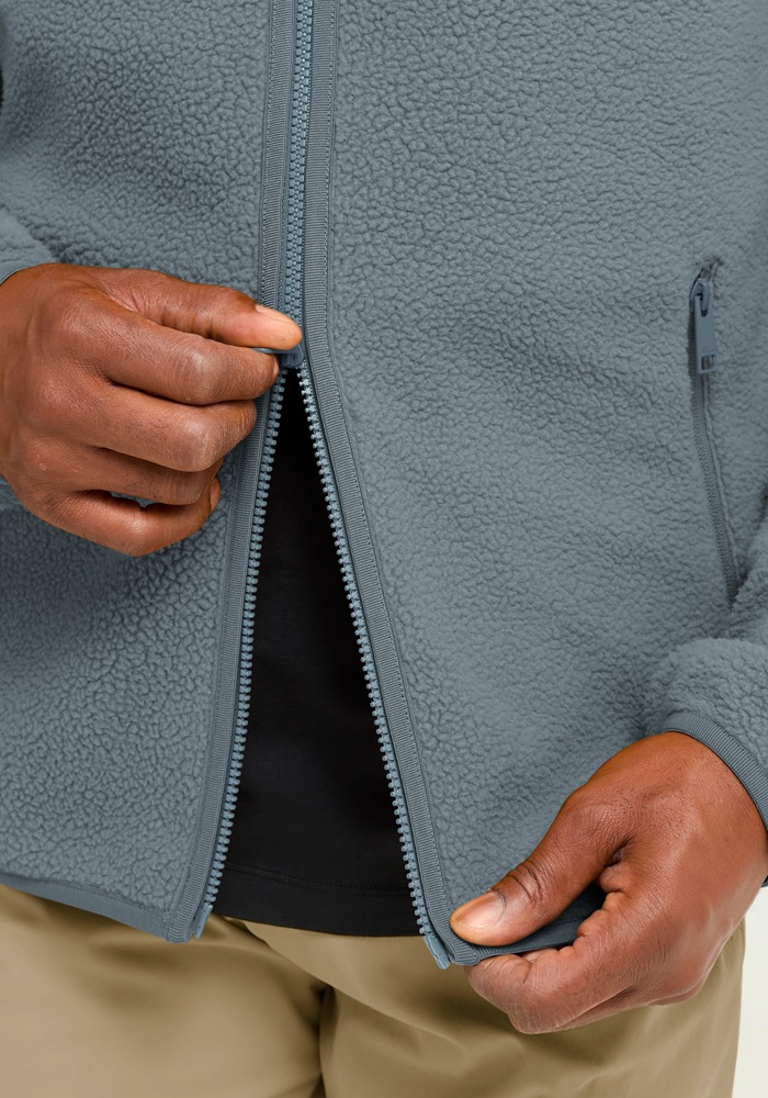 Jack Wolfskin Veste polaire »LITE CURL FZ M« respirante, légère, veste de mi-saison