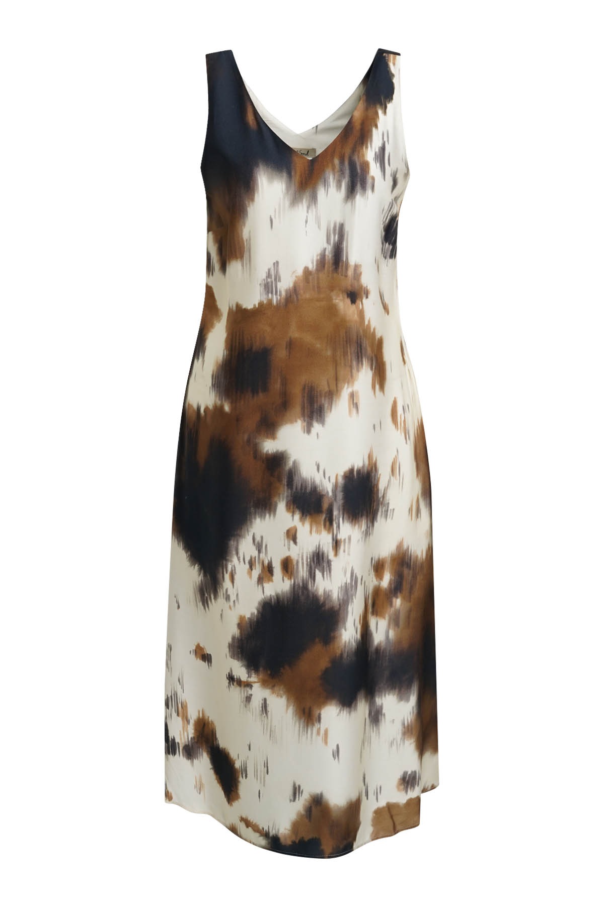 Image of Smith & Soul Midikleid mit Allover-Print, V-Ausschnitt