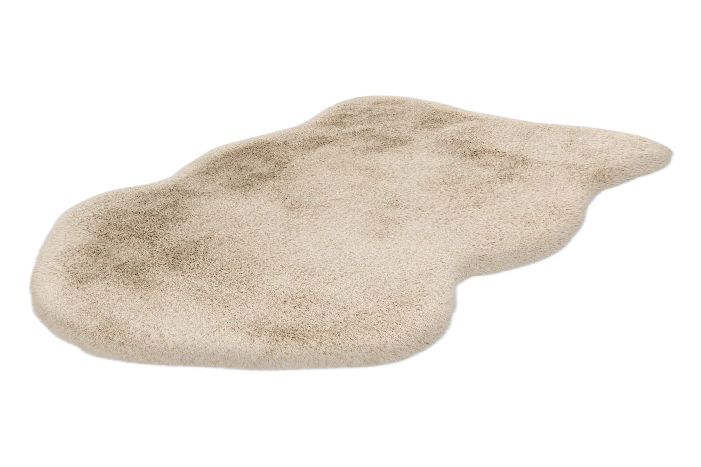 Kayoom Tapis à poils longs »Boundless 226« En forme de peau d'animal 40 mm Höhe Hochflor, Modernes Muster, Deko, Fussbodenheizungsgeeignet, Wohnzimmer